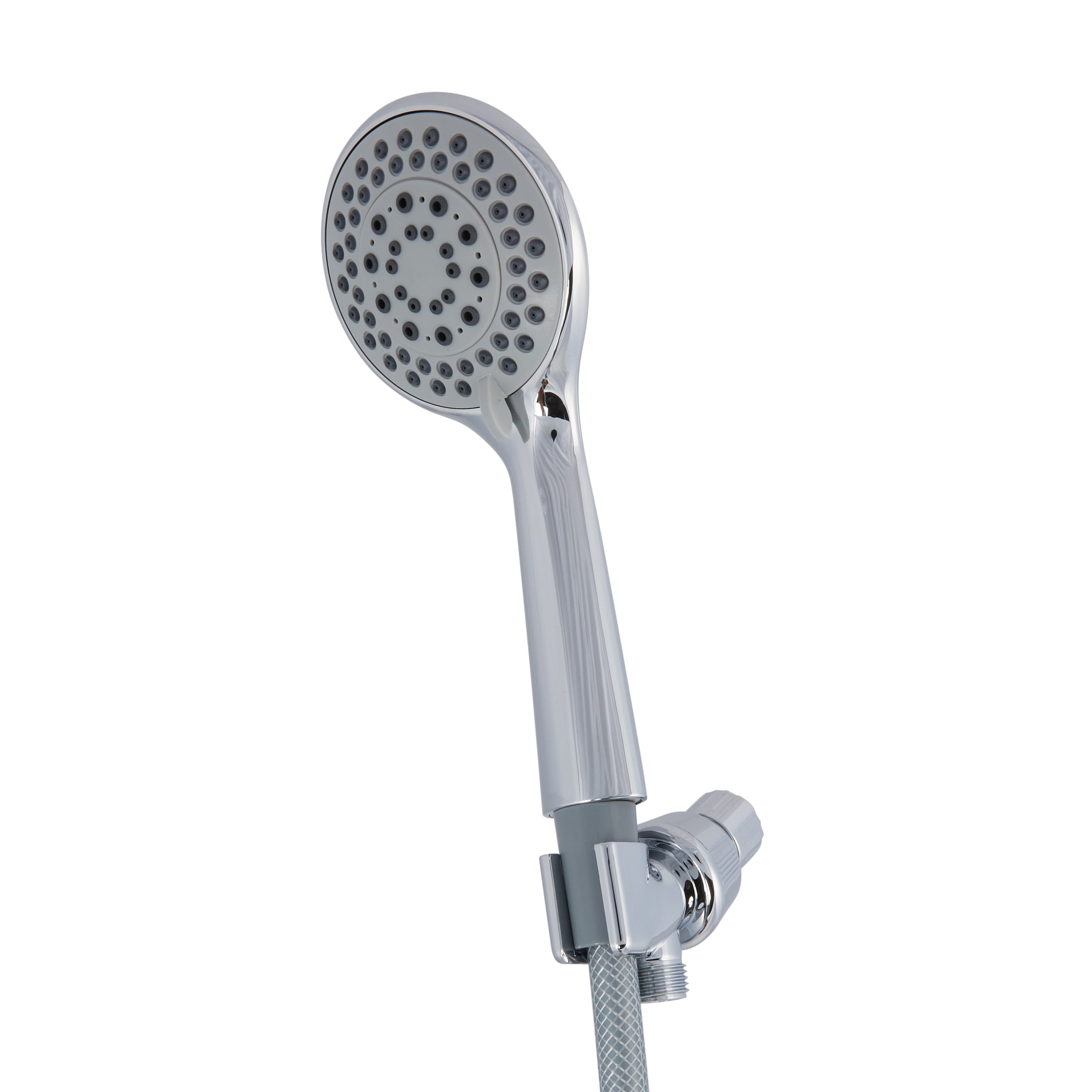 Project Source Chrome 3.75-in Round Handheld Shower Head 2.5 GPM 3071 ...