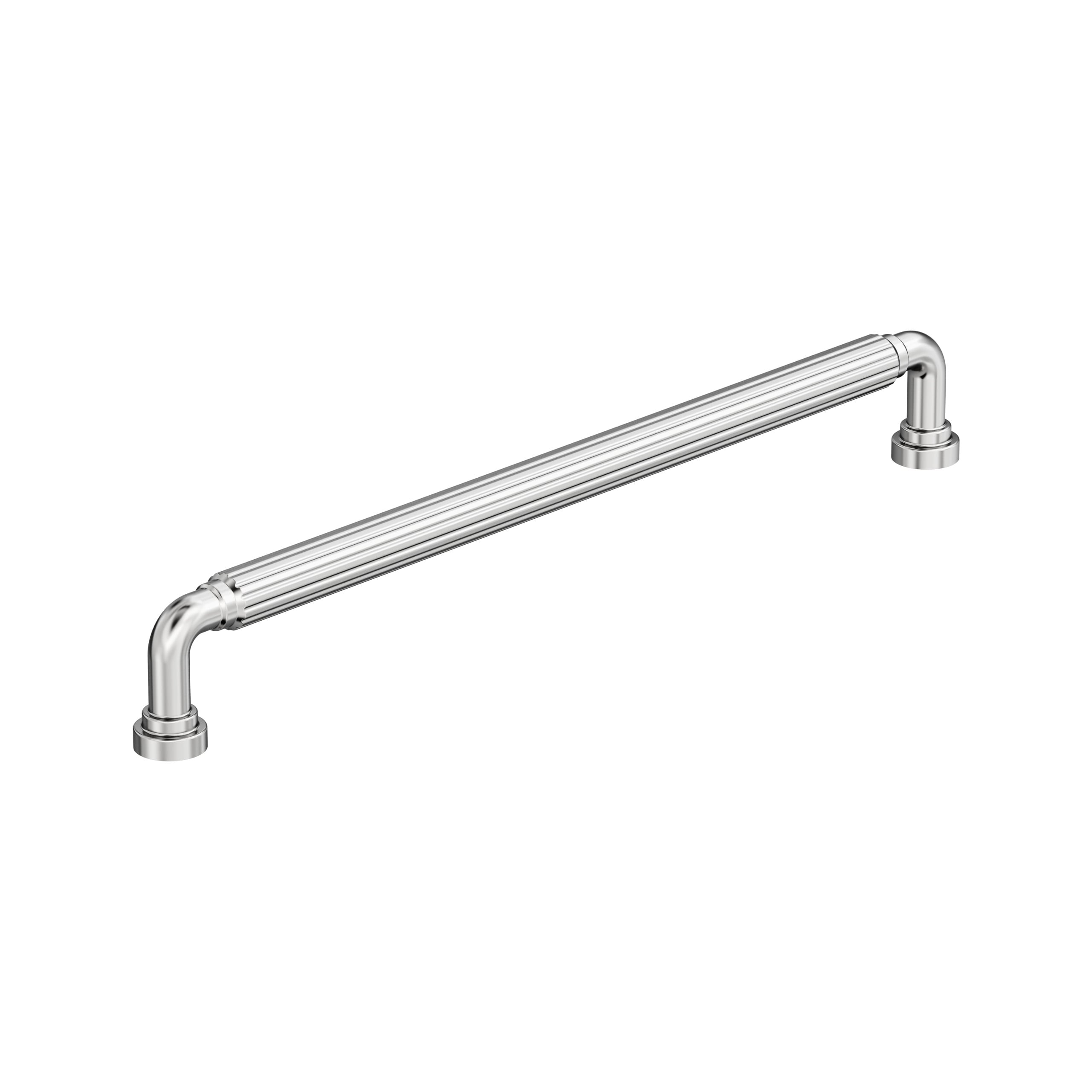 Amerock BP3770726 Cowrie 10-1/16-in , 256mm Center to Center Polished Chrome Arch Handle Drawer Pulls