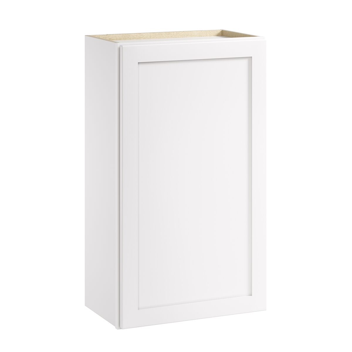 Whalen CLICK-IT LWSCLICK-37 Enfield 21-in W x 36-in H x 12-in D Classic White Birch Wall Ready to assemble Plywood Cabinet (Raised Panel Shaker)