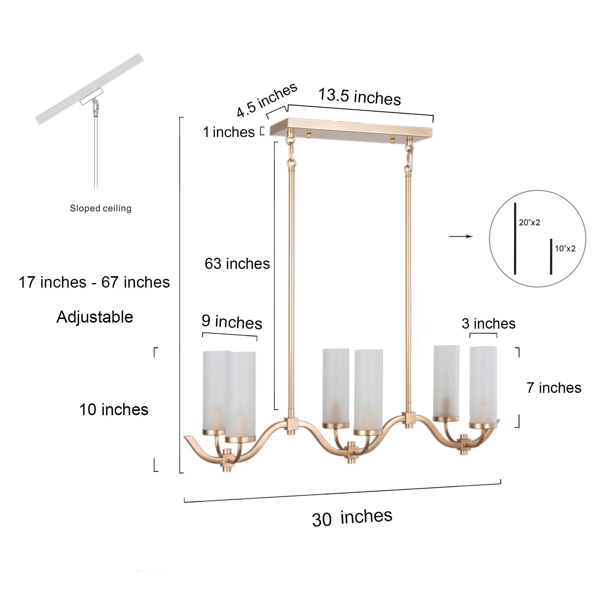 LNC UVIYQQLWS4070G7 Pendant-Lights - View #7