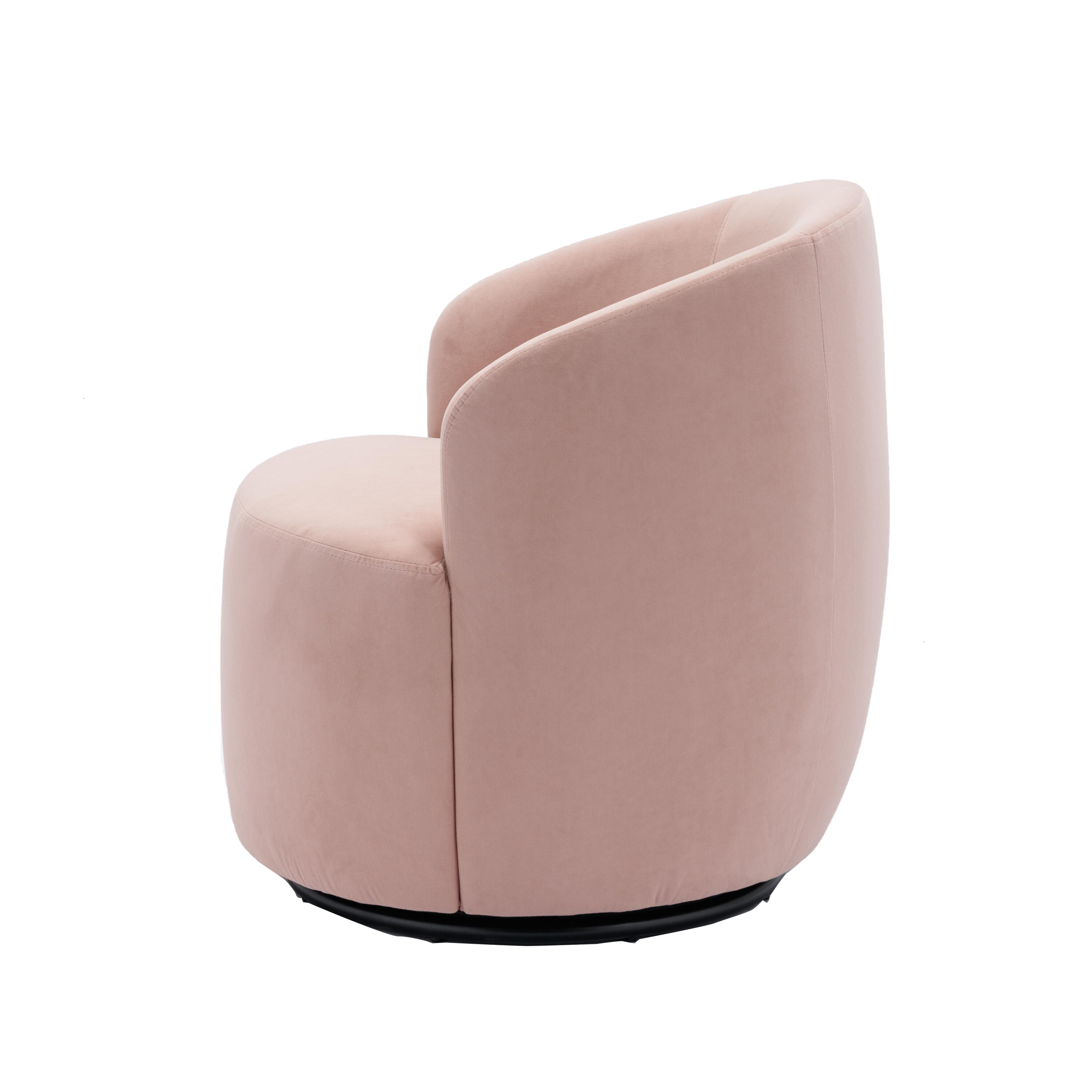 Blush pink swivel online chair