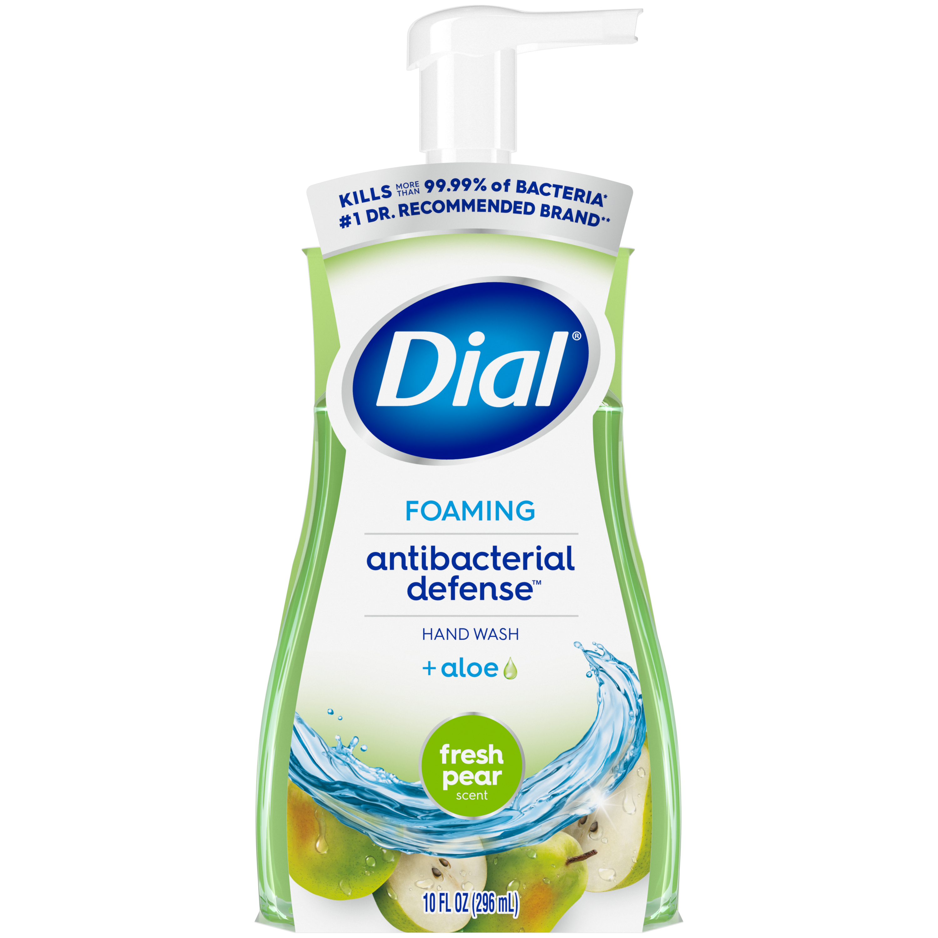 Dial 2896050 8 -Pack 10 -fl oz Fresh Pear Antibacterial Foaming Hand Soap