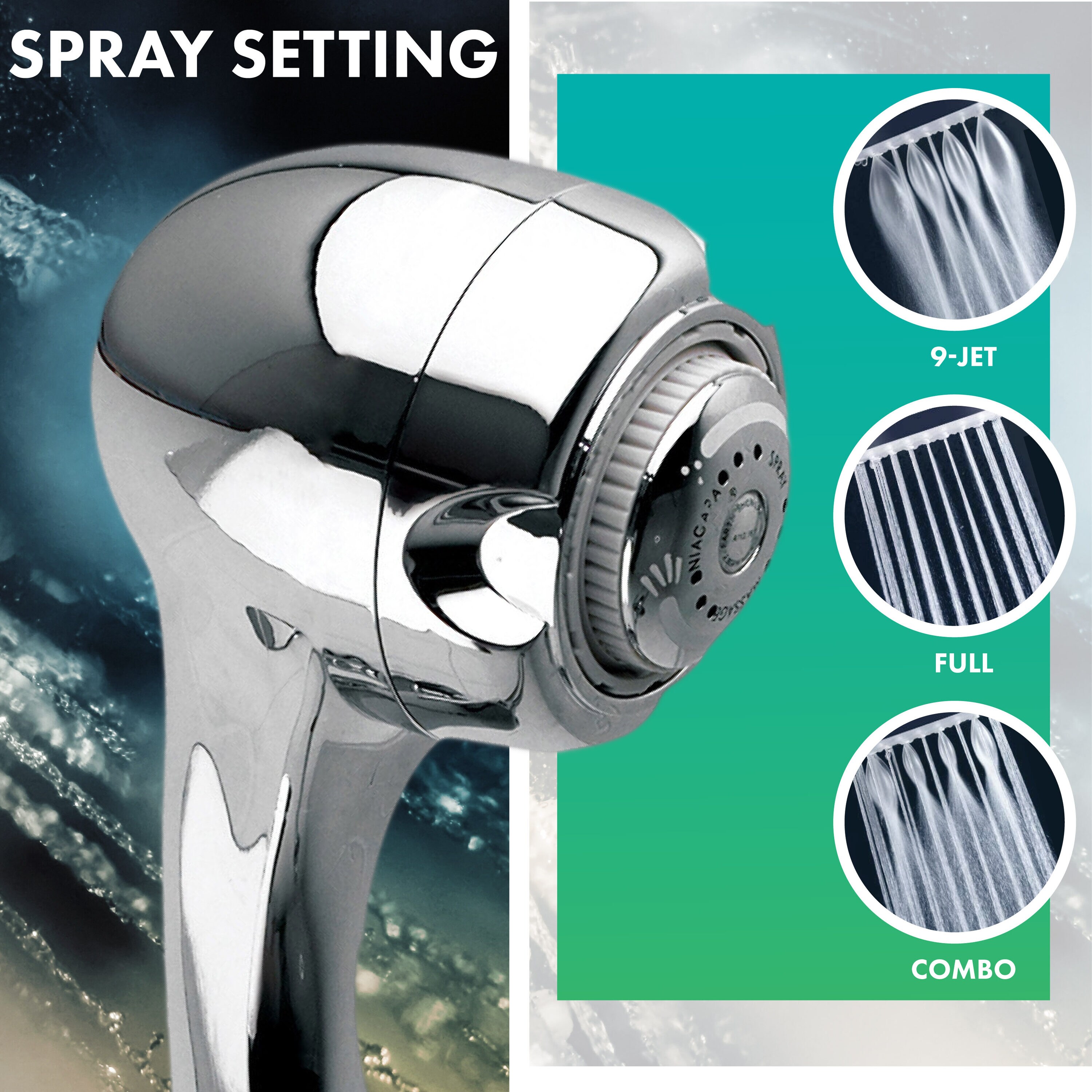 Niagara Conservation N2947CH-1PK Fixed-Showerhead - View #4