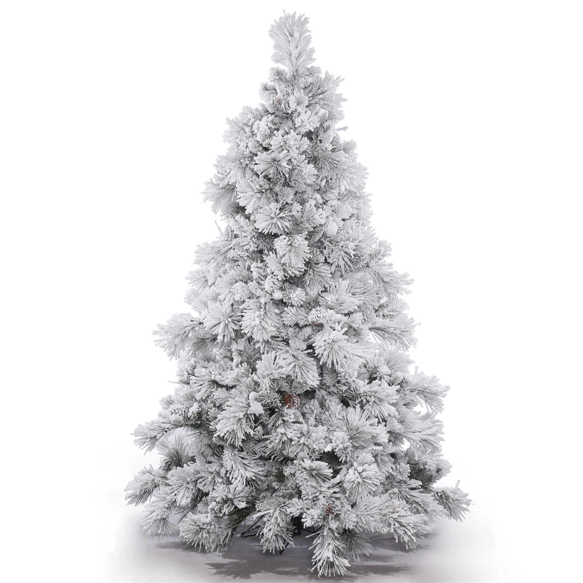 Vickerman A155275 7.5-Feet Flocked White Artificial Christmas Tree