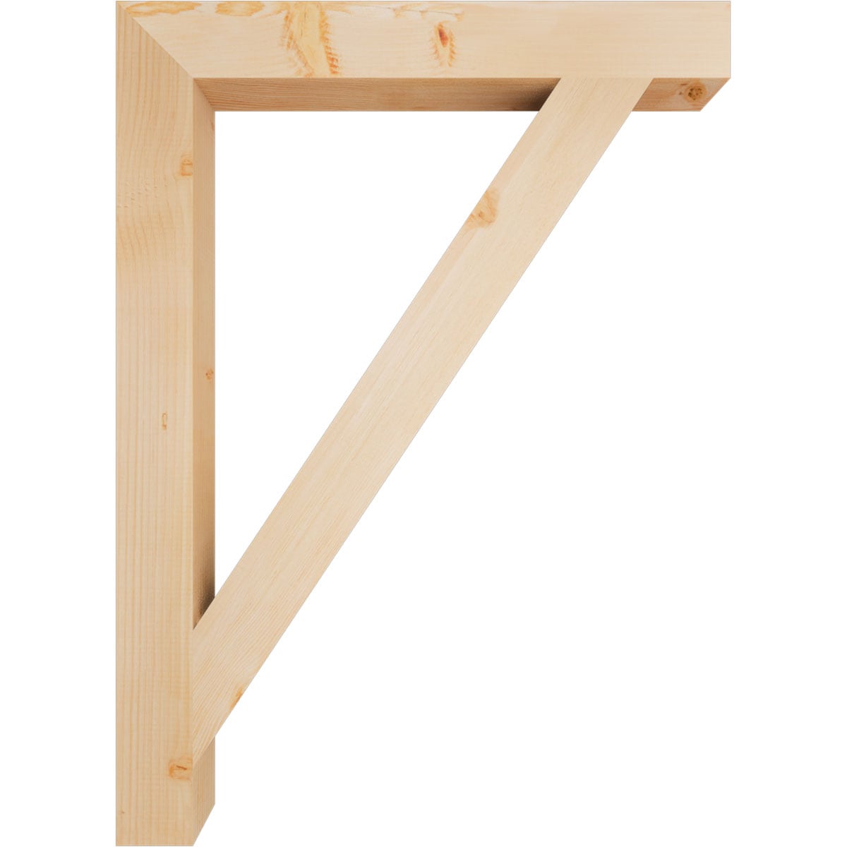 Ekena Millwork BKT04X32X44TRA05SDF Exterior-Brackets-Braces - View #3