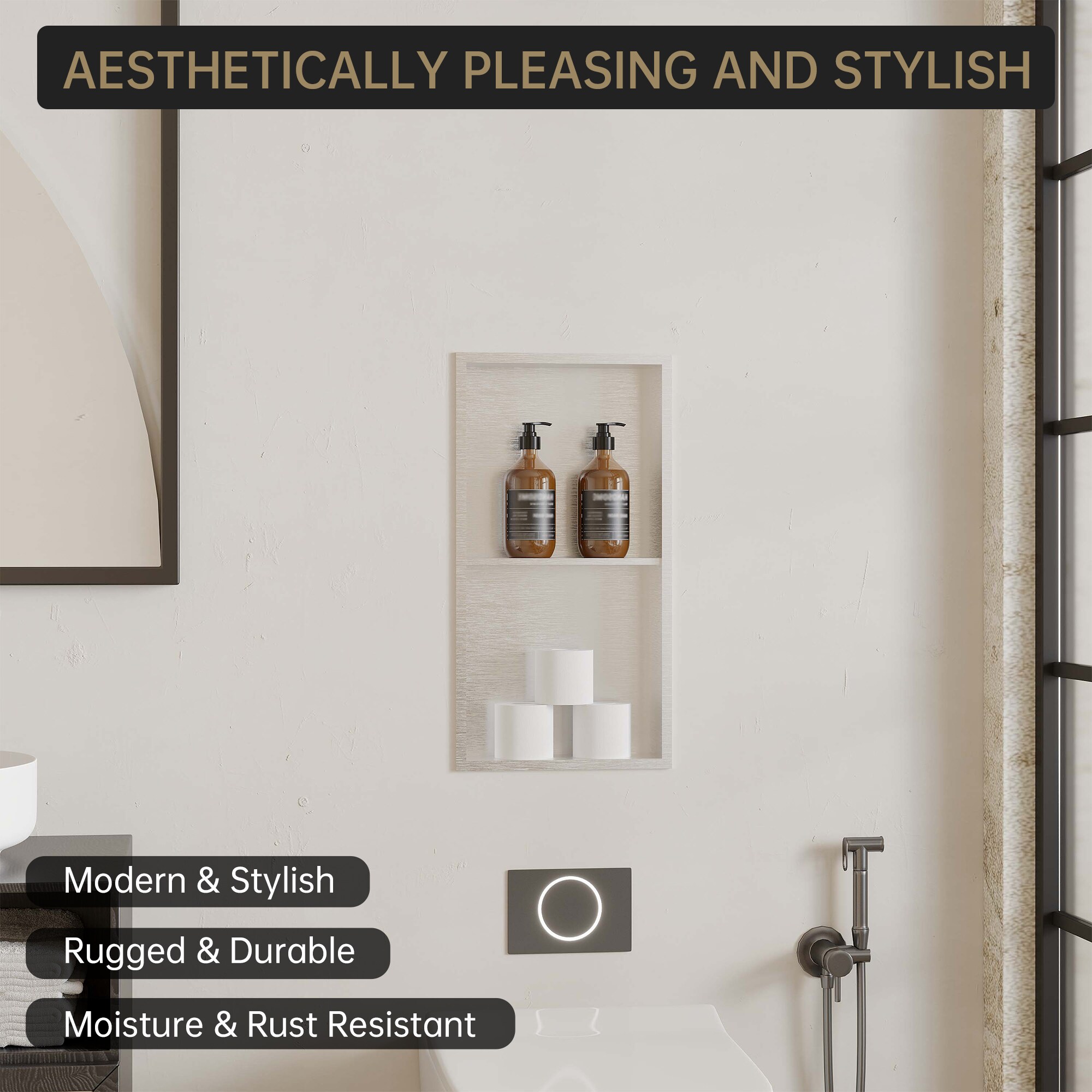 Garvee WNWDXOA485 Bathroom-Wall-Cabinets - View #5