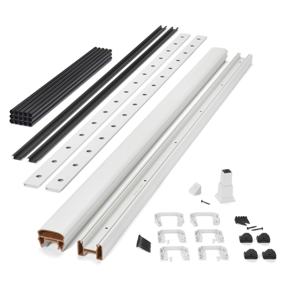 Trex WTRD0642HRKFS Transcend 6-ft x 42-in Classic White Composite Deck Rail Kit