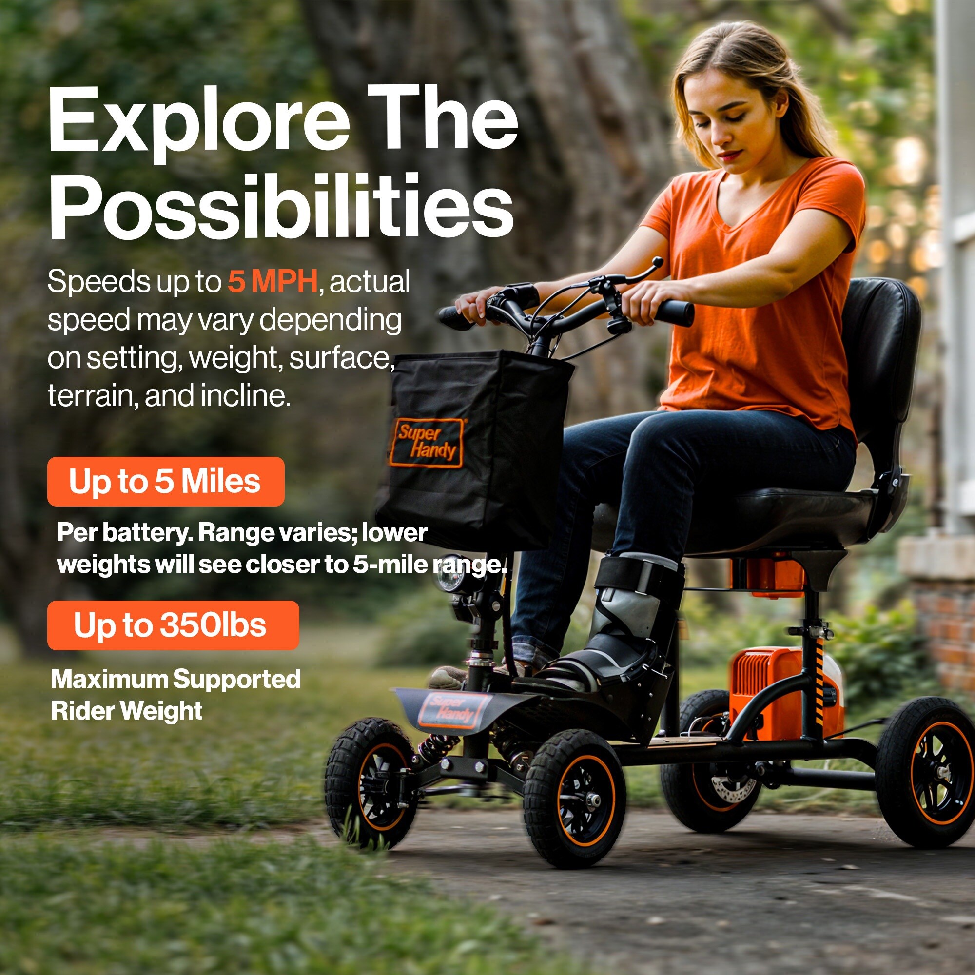 SuperHandy GUT161 Walkers-Wheelchairs-Rollators - View #7