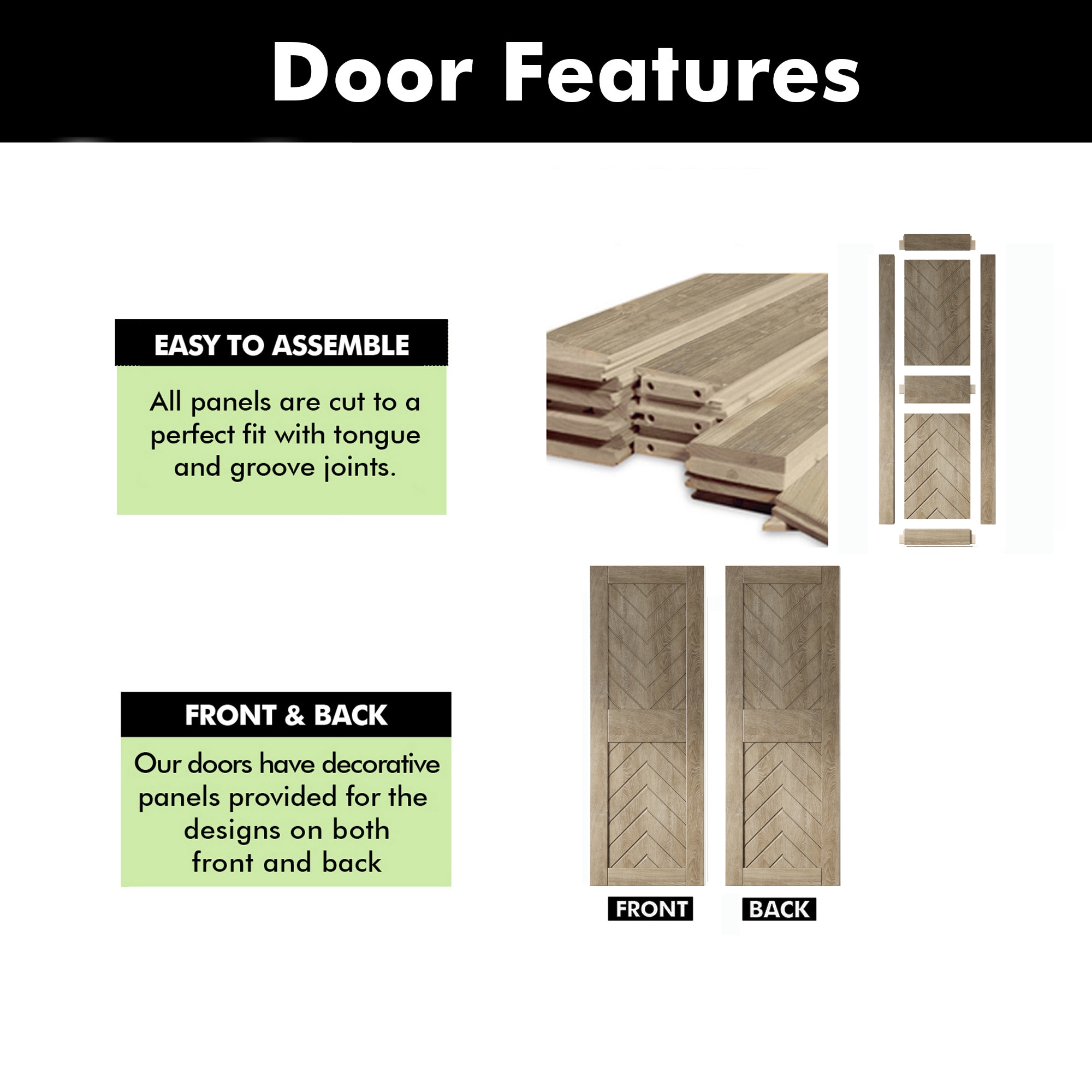 HOMACER JT4-3080-EA Barn-Doors - View #3