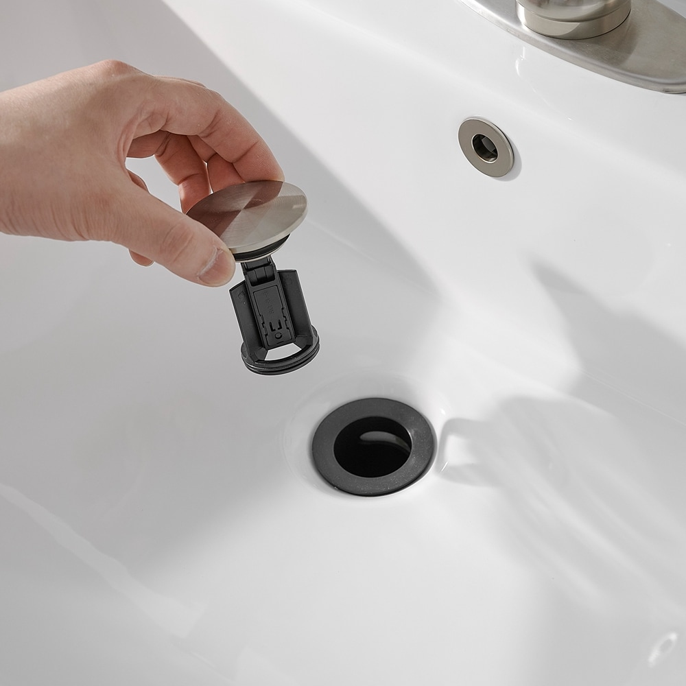 Pop-Up, Lift & Turn & Pull-Out Stopper Bathroom Sink Drains