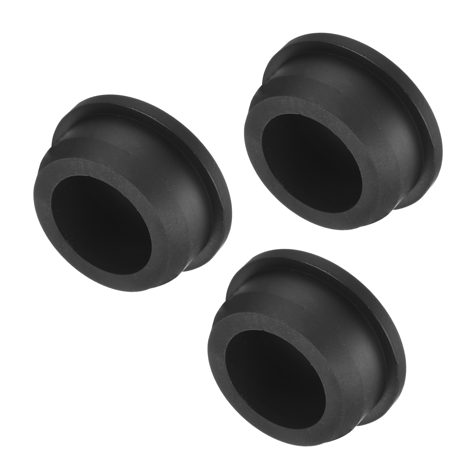 Unique Bargains High Temp Silicone Plug Mount Dia 33.3mm/1.31inch T Shaped Rubber Stopper Hole Plugs for Powder Coating Plating Waterproof Plugs Sealing Plugs Black 3pcs (OD 38mm) #S26012800UX5873