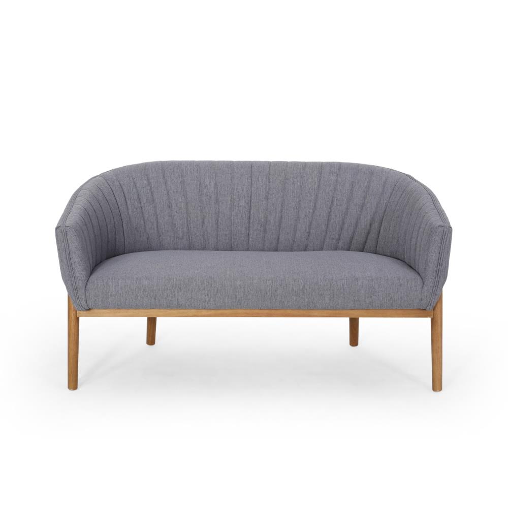 Best Selling Home Decor 310242 Galena 55.00-in Midcentury Charcoal 2 -seater Loveseat