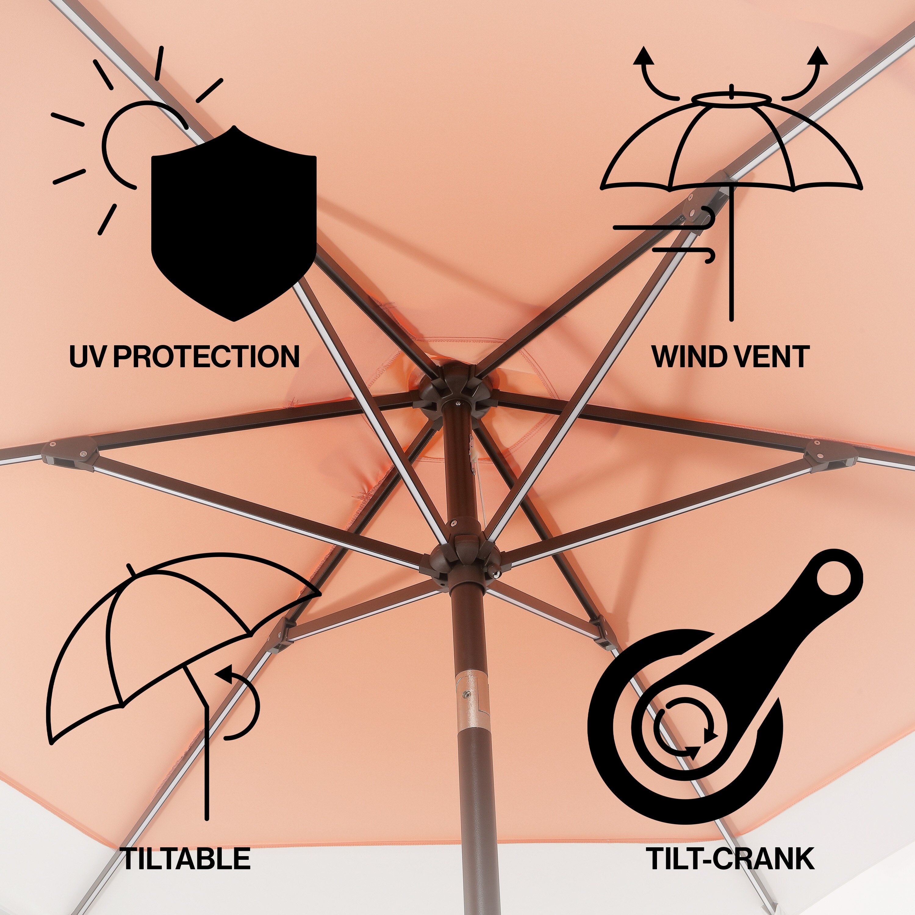 JONATHAN  Y UMB1100D Umbrellas-2 - View #3