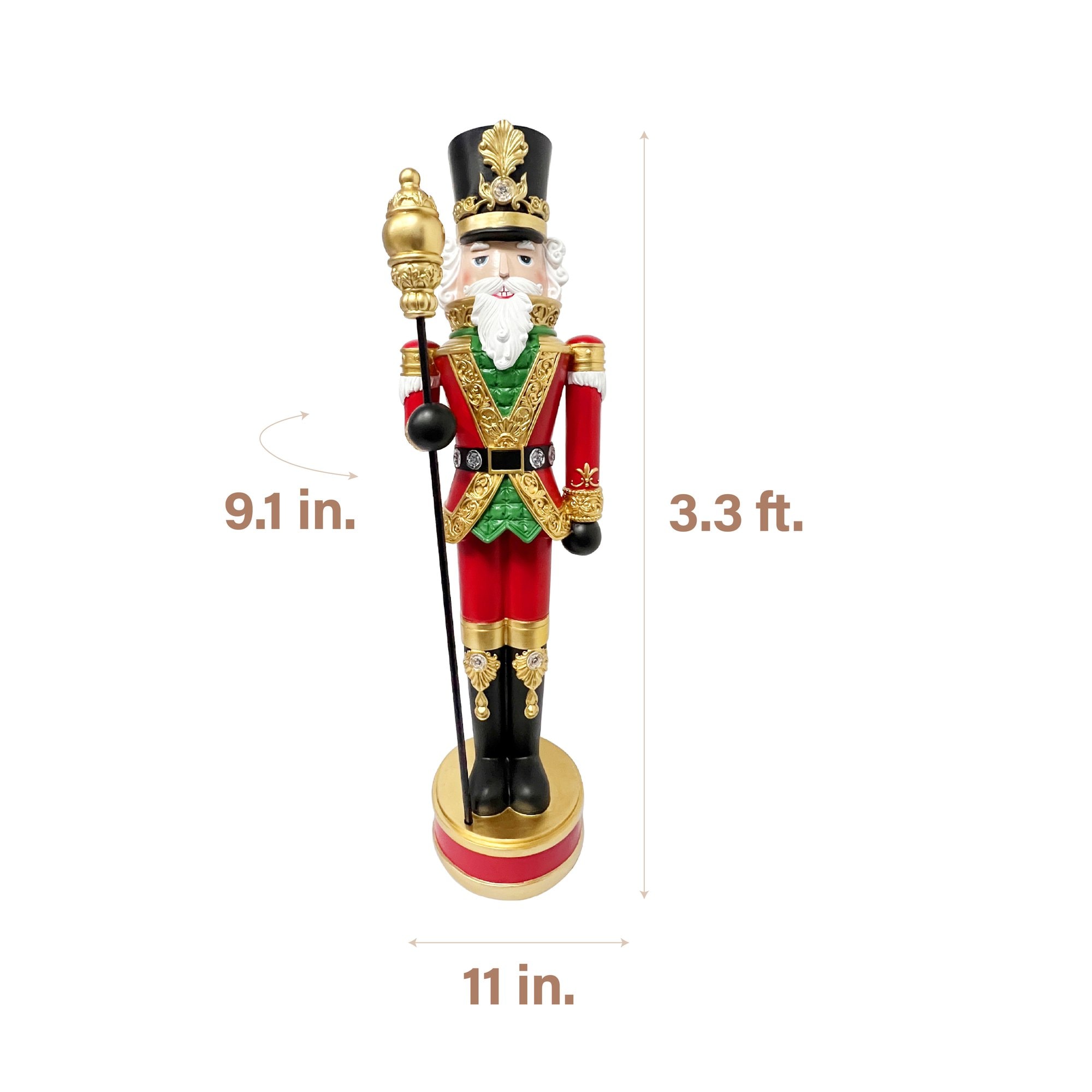 Fraser Hill Farm FFRS039-1NC-MLT Table-Christmas-Decorations - View #5