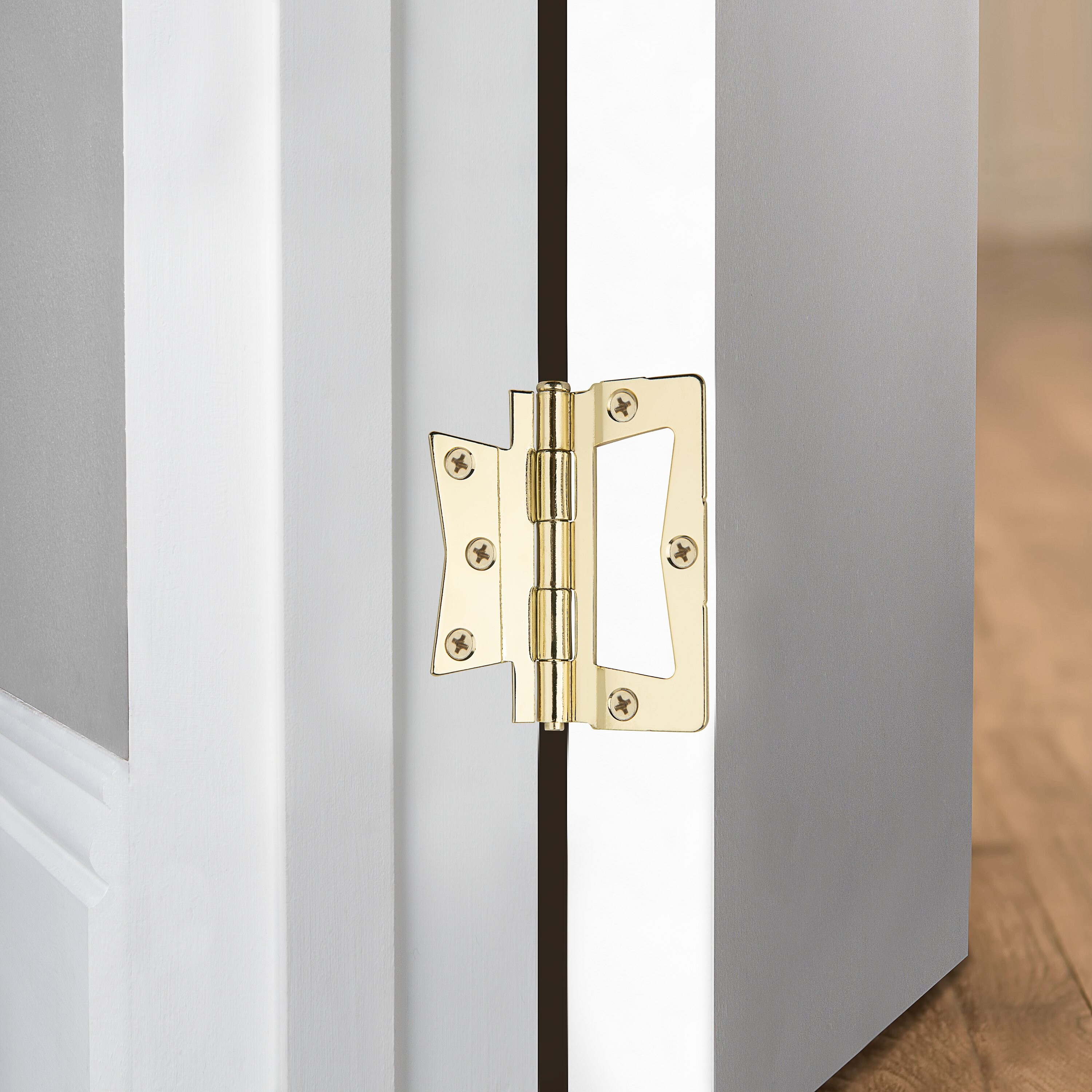 RELIABILT 3.5inin Brass NonMortise BiFold Door Hinge in the Bifold