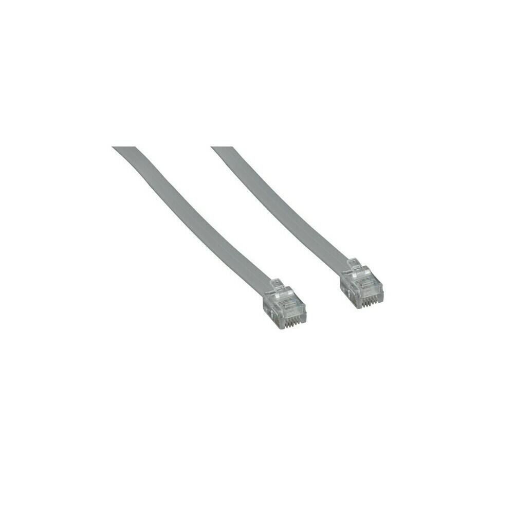 SkilledPower ZX9CNCT1595 50 ft. RJ11 6P4C Reverse Modular Cable