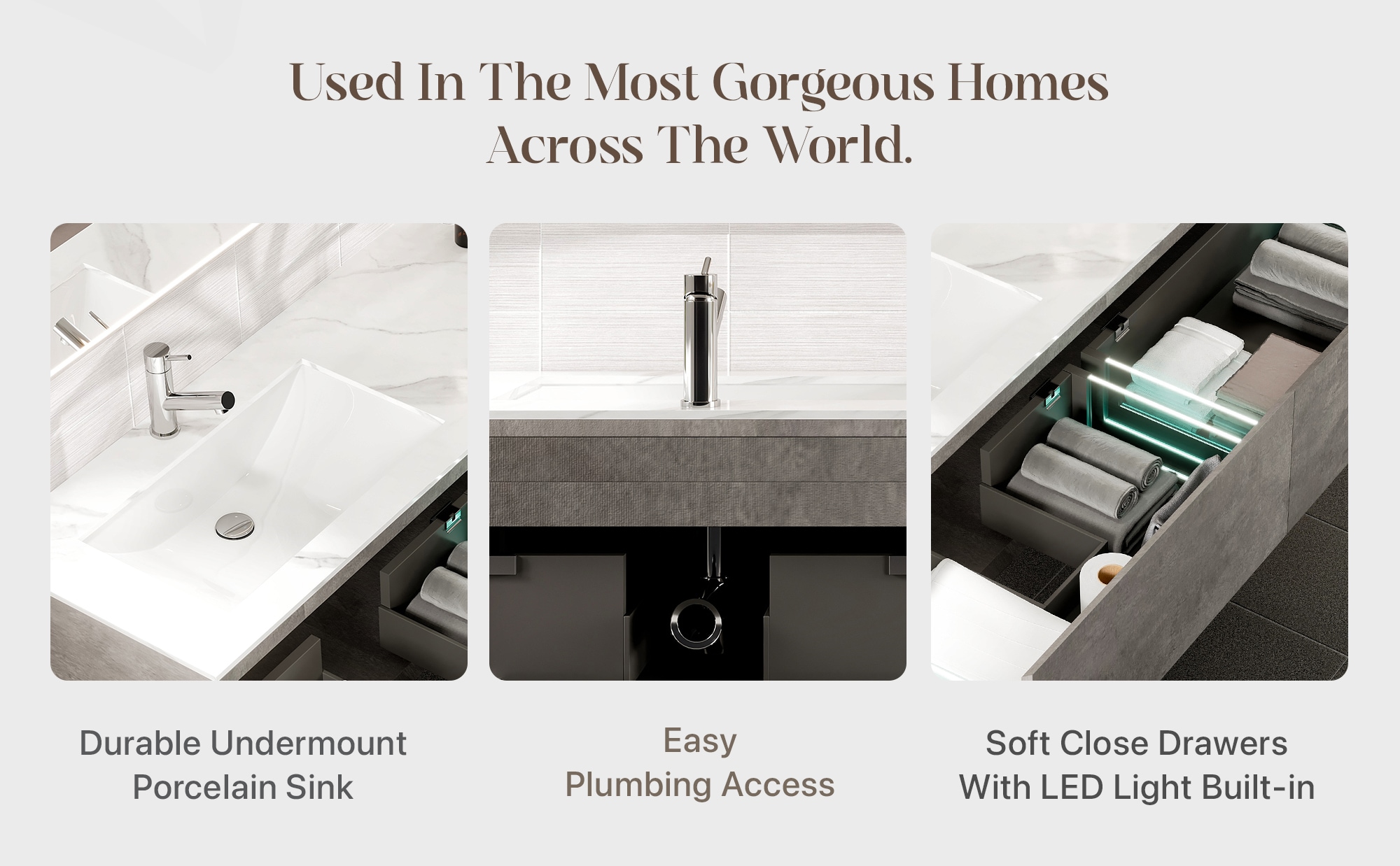 Eviva EVVN76-60CGR-SS Bath-Vanity-Combo - View #10