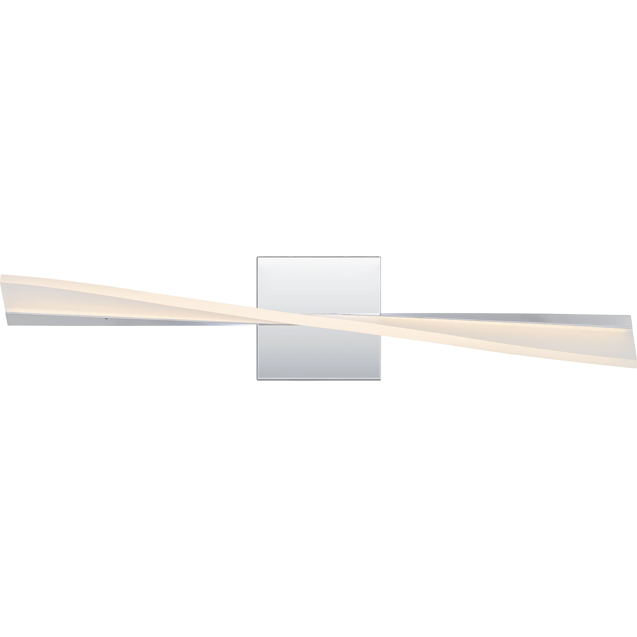 Quoizel PCFOX8524C Fox 23.5-in 1 -Light Polished Chrome Integrated LED Modern/contemporary Vanity light