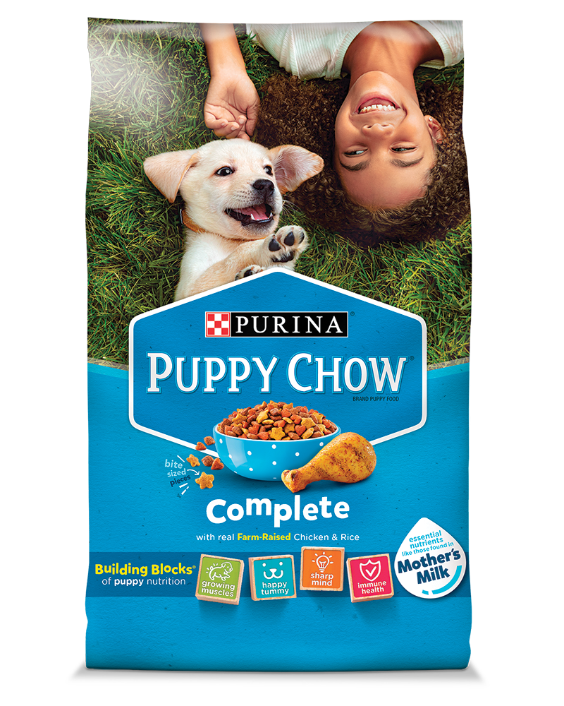 Nestle Purina Puppy Chicken Dog Food, 4 Individual Containers, Dry Dog