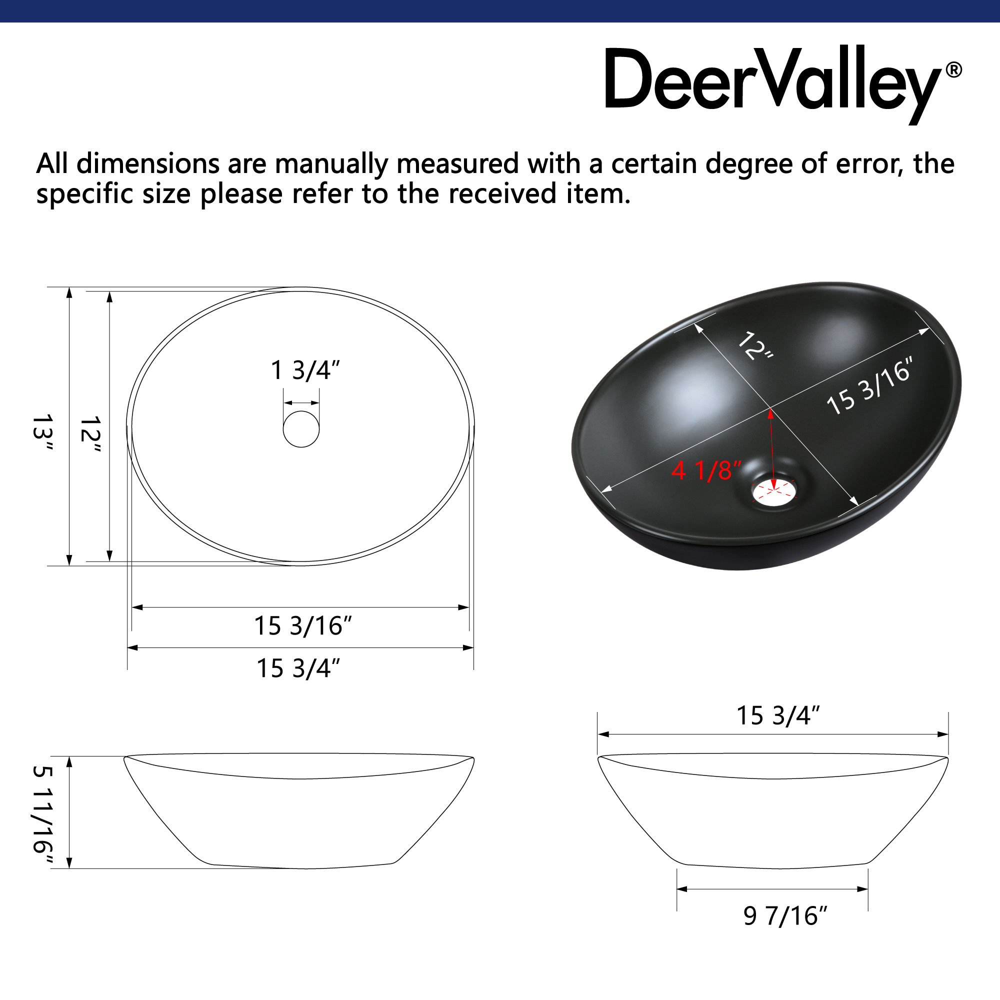DeerValley DV-1V0011 Bath-Sink - View #9