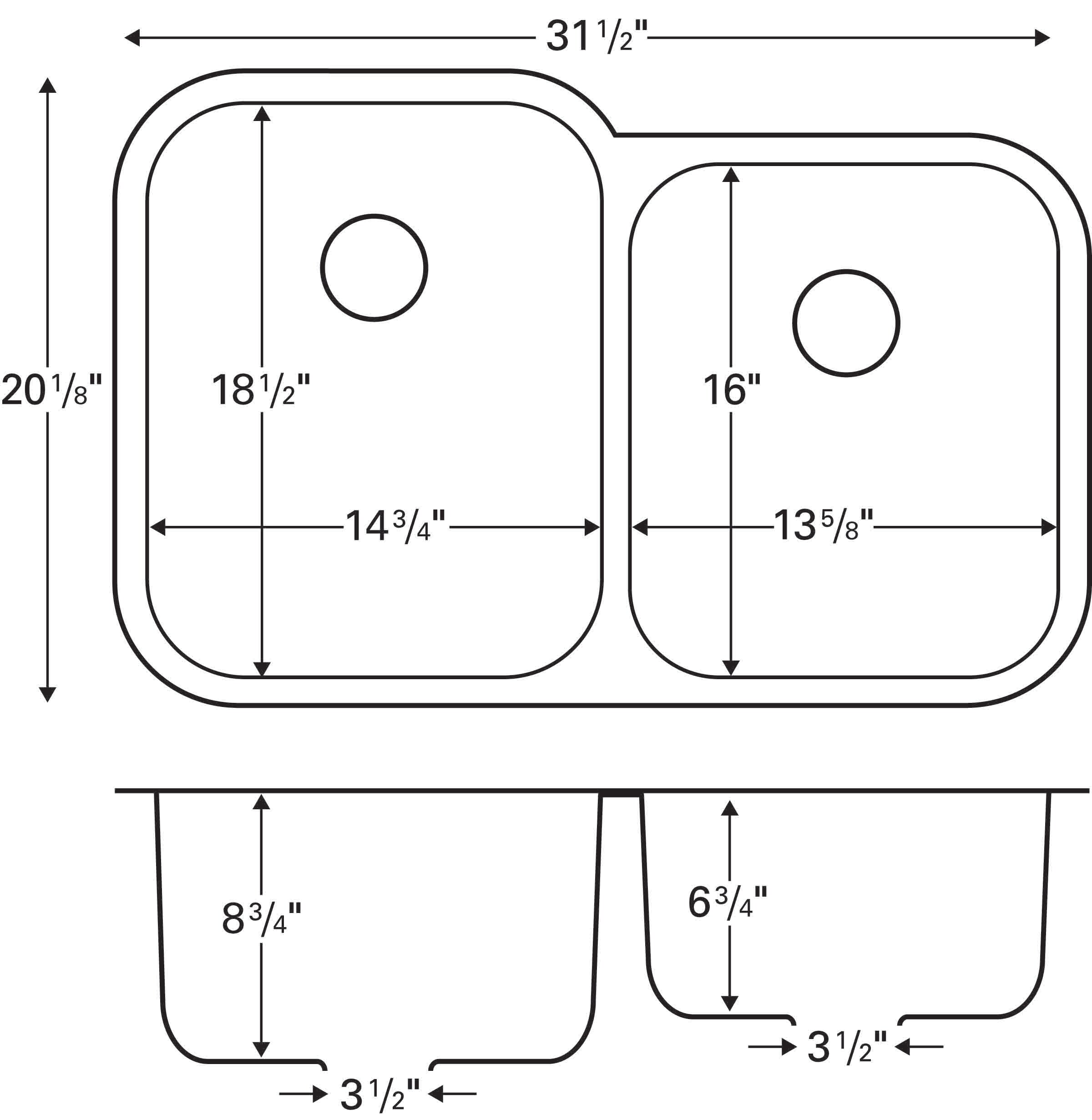 Karran U-6040R Kitchen-Sinks - View #3