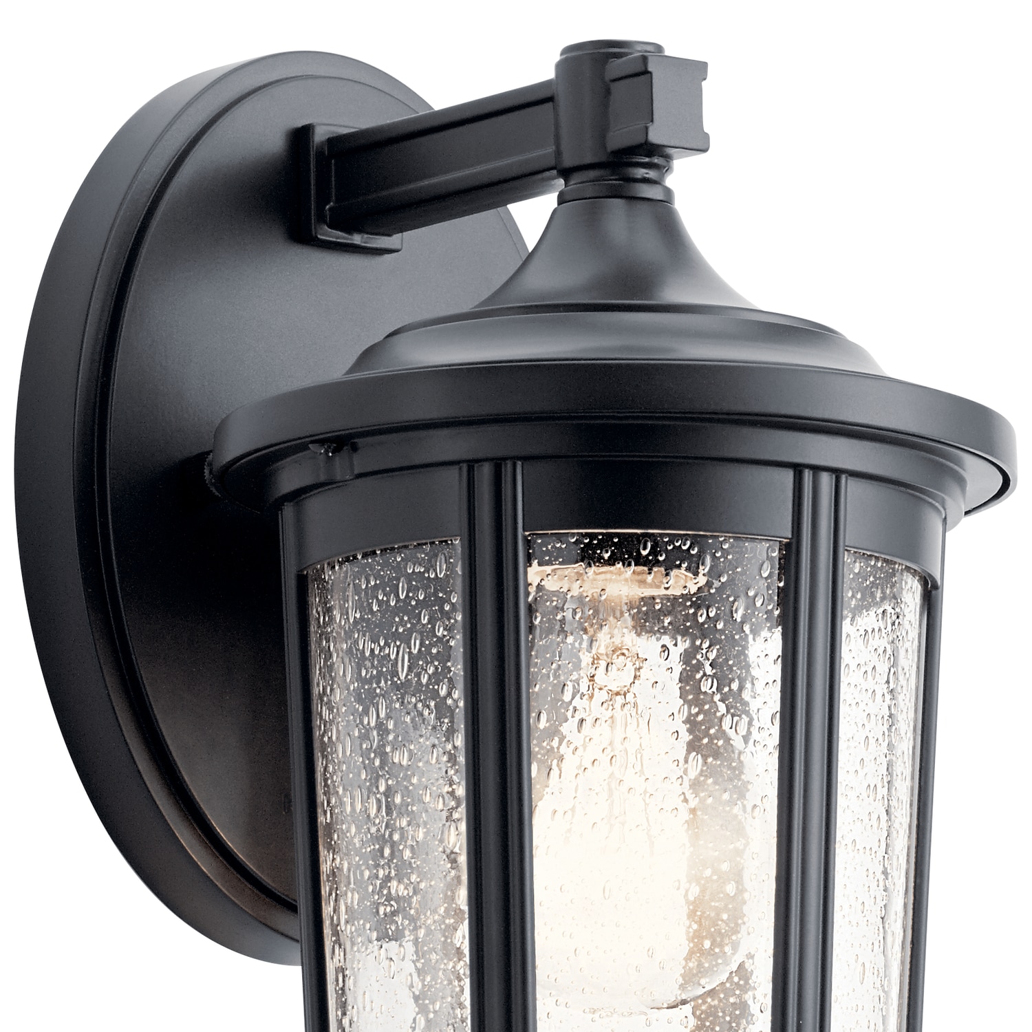 Fairfield 11" Black and Bronze Outdoor Wall Sconce
