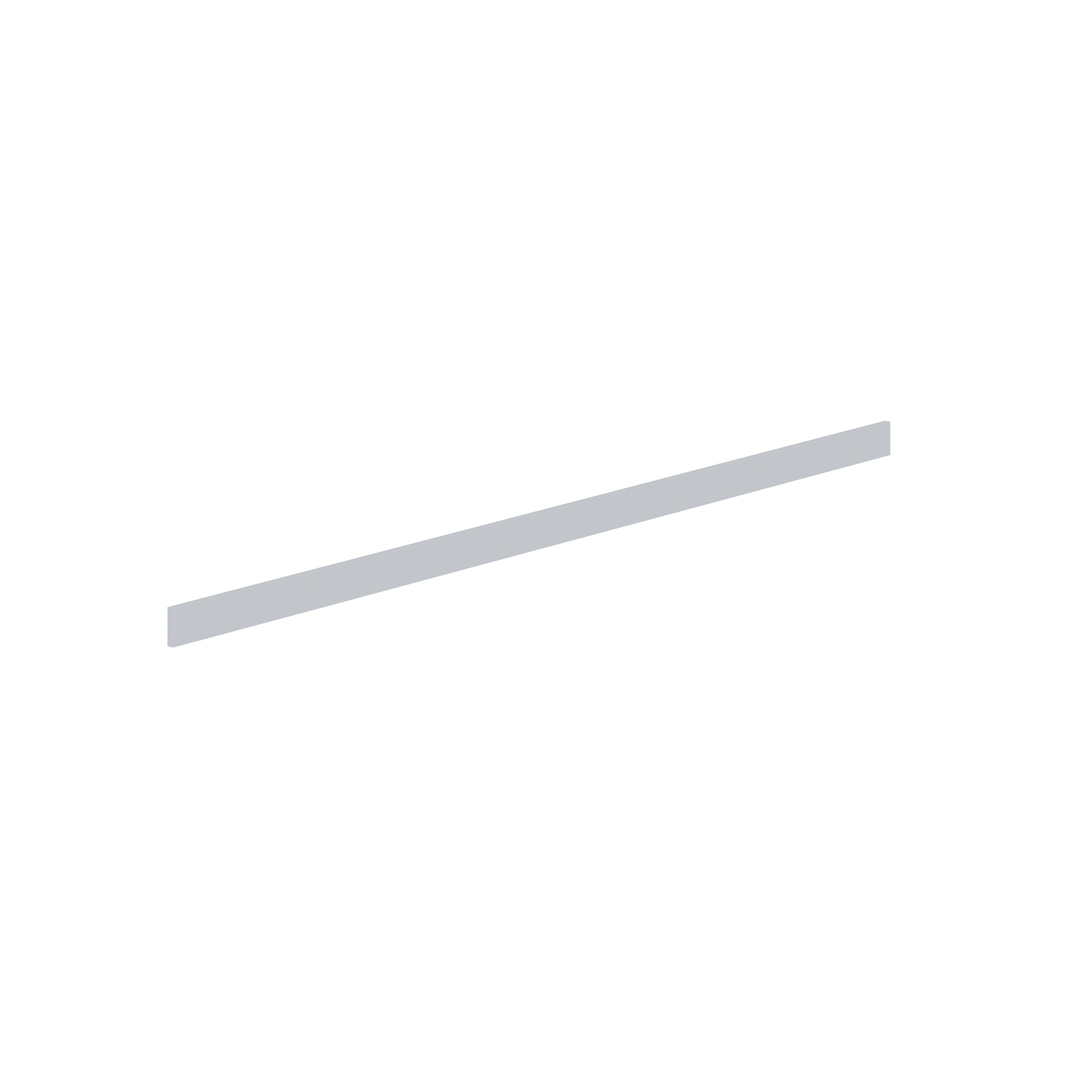 Hugo&Borg DSF396-CH Charlesberg Cabinet Fill Strip 3-in W x 96-in H x 0.63-in D Light Gray Laminate