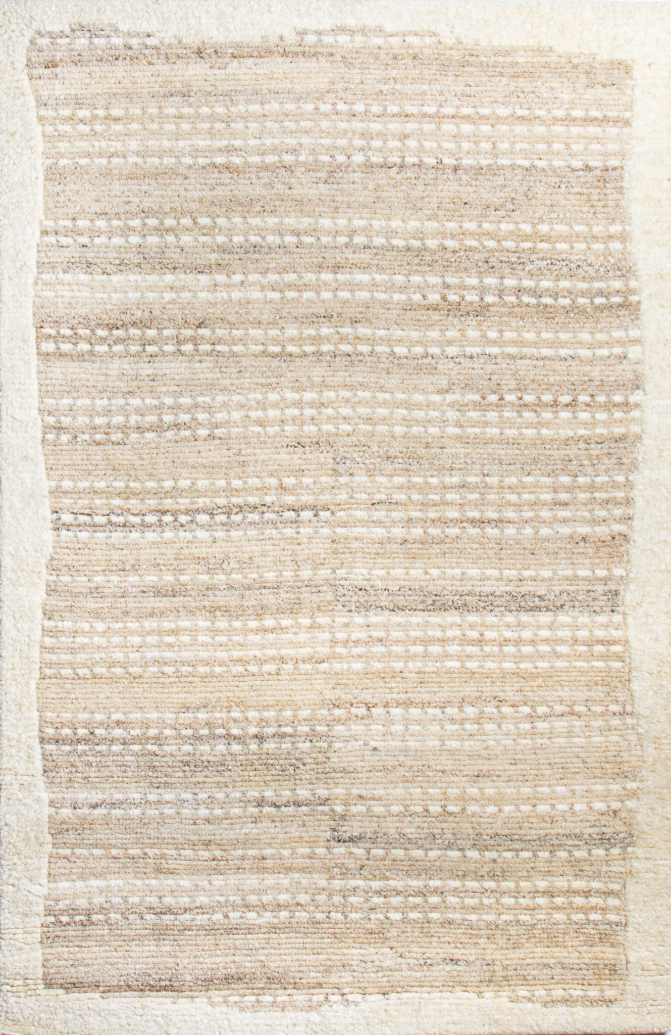 Bashian 649652328027 Marrakesh 8 x 10 (ft) Wool Camel Rectangular Indoor Tribal Moroccan Area rug