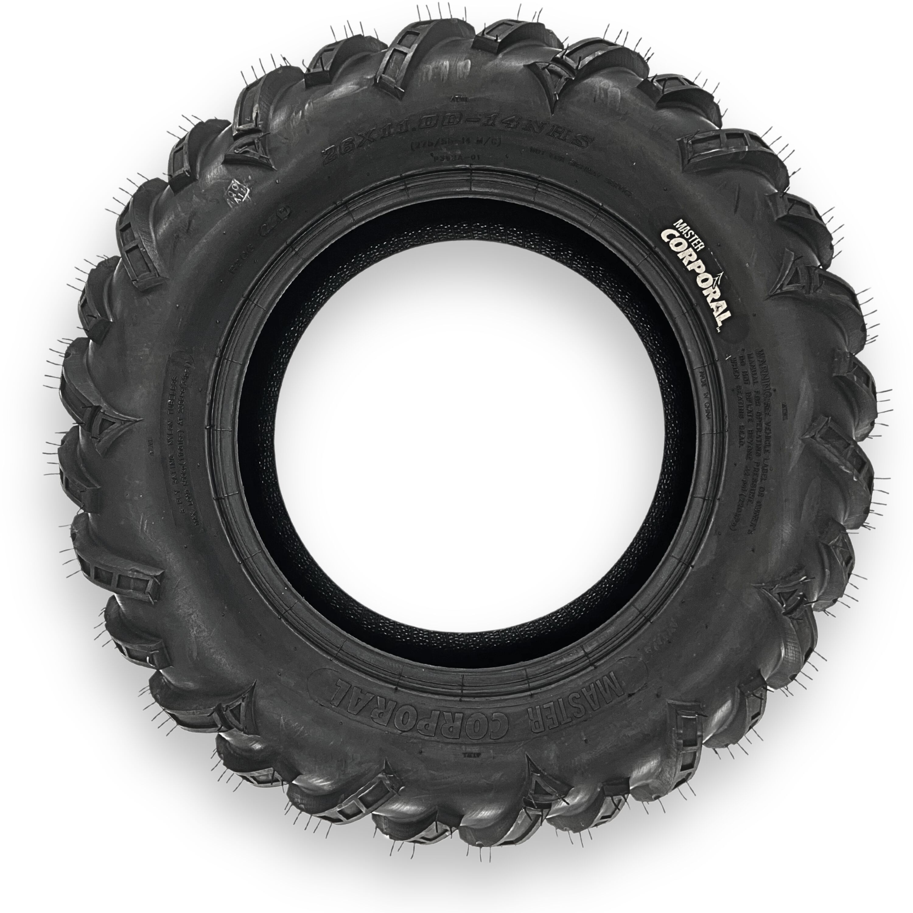 Master Master Private 25x11-12 6 Ply Tubeless Atv Tire in the