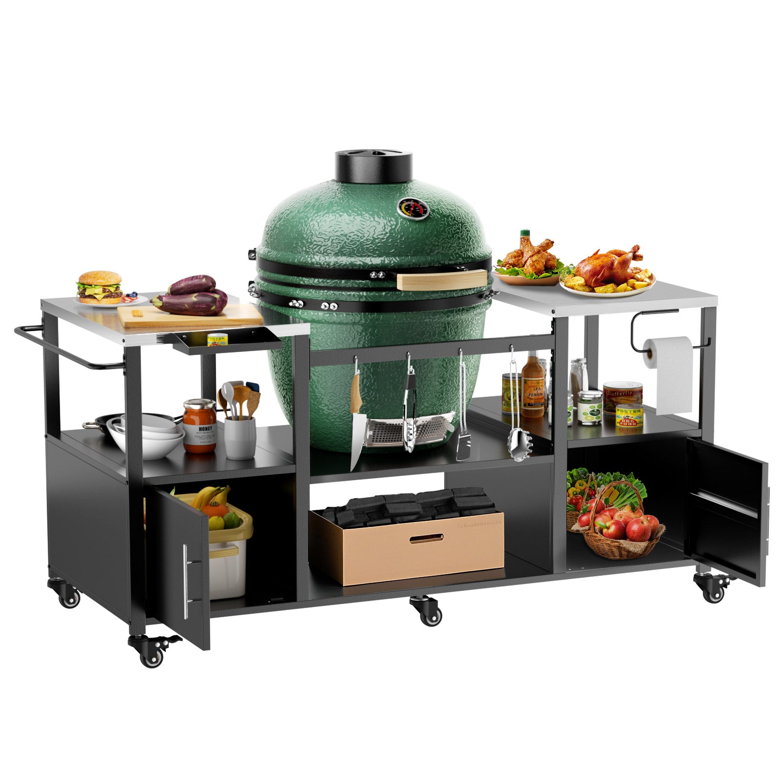 LUXEYARD DS-R-P305792 Grill-Carts-Grill-Stands - View #2