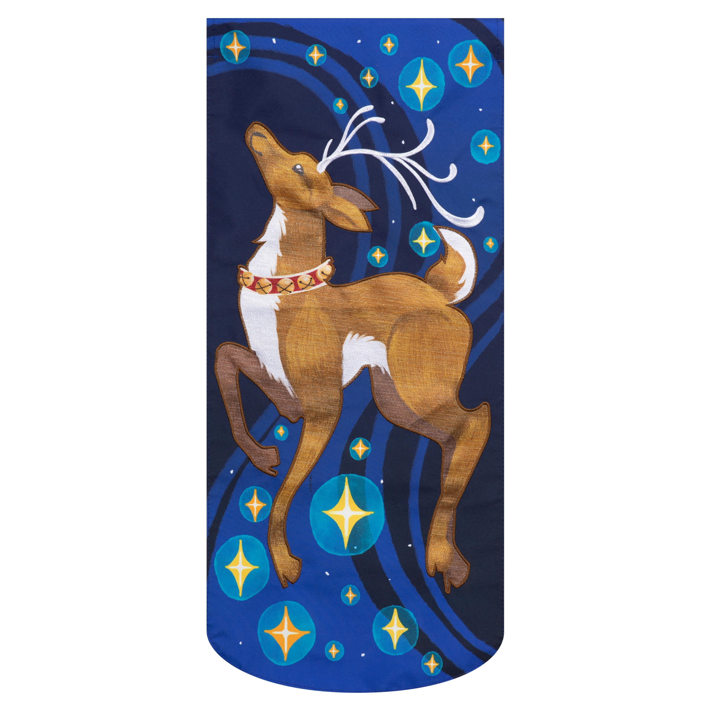 Style Selections ZLW14L12876 1-ft W x 2-ft H Christmas Embroidered Garden flag Kit