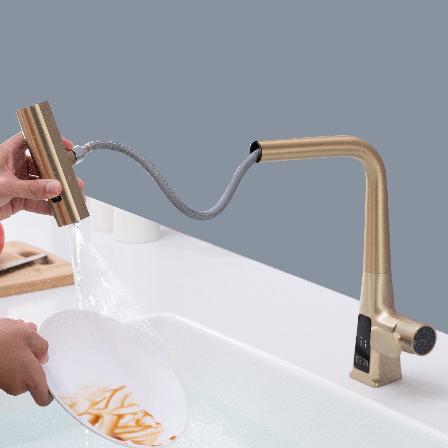 Mondawe MD-D92-MB Kitchen-Faucets - View #5