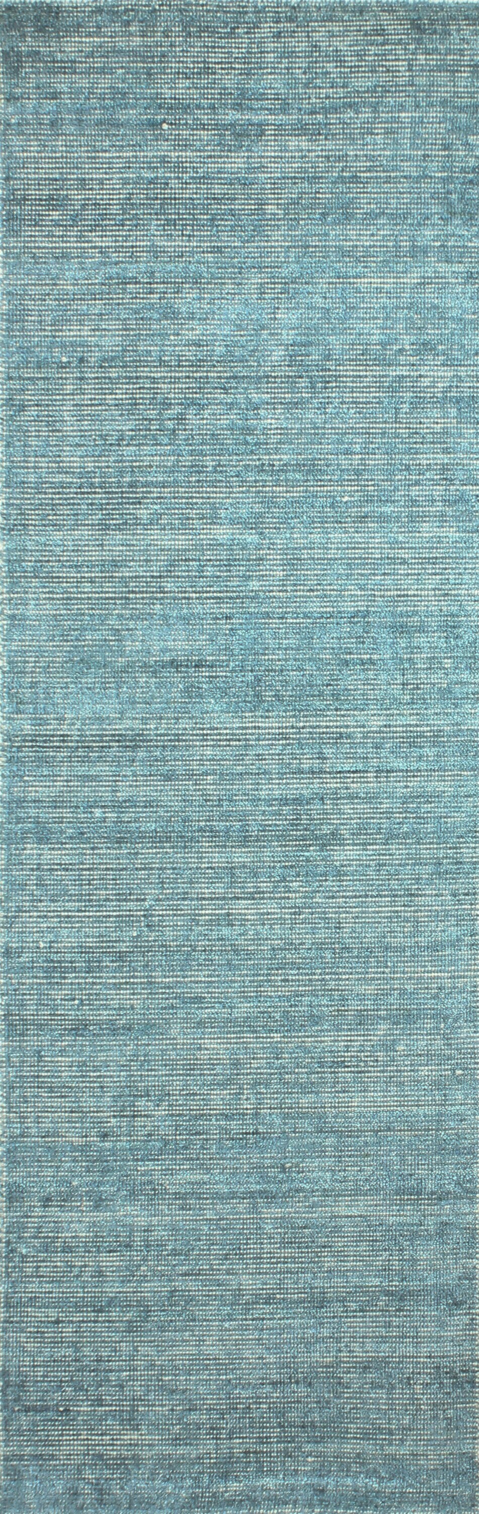 Bashian 649652245751 3 X 8 (ft) Azure Indoor Solid Coastal Runner Rug