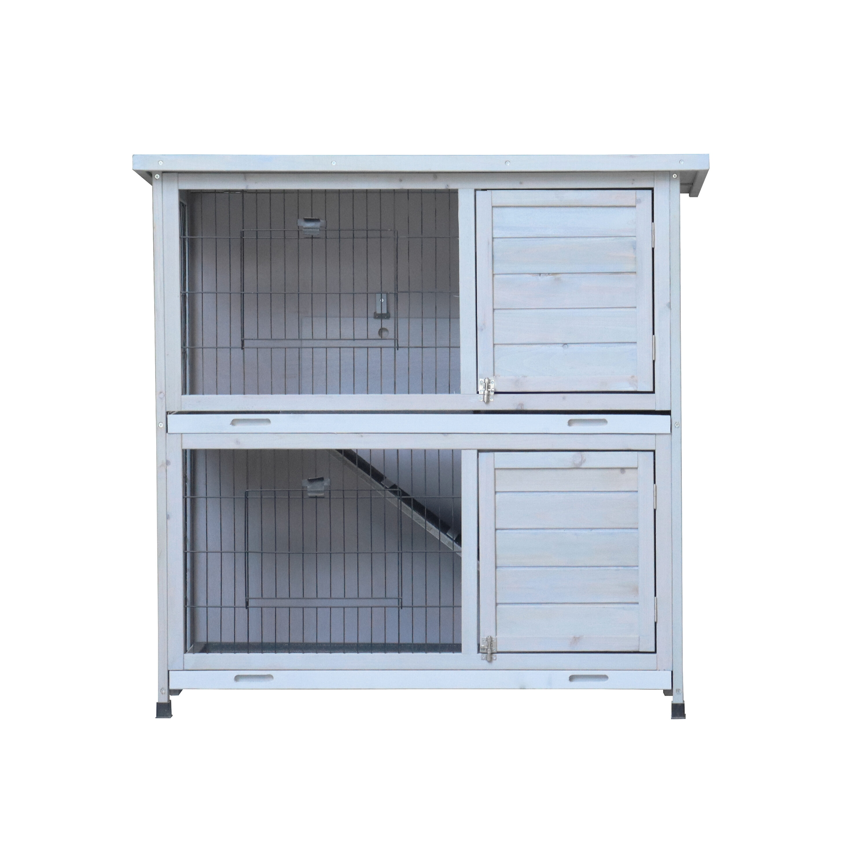 LIVIZA GIJ-PCR-001GY Chicken-Coops-Rabbit-Hutches - View #3