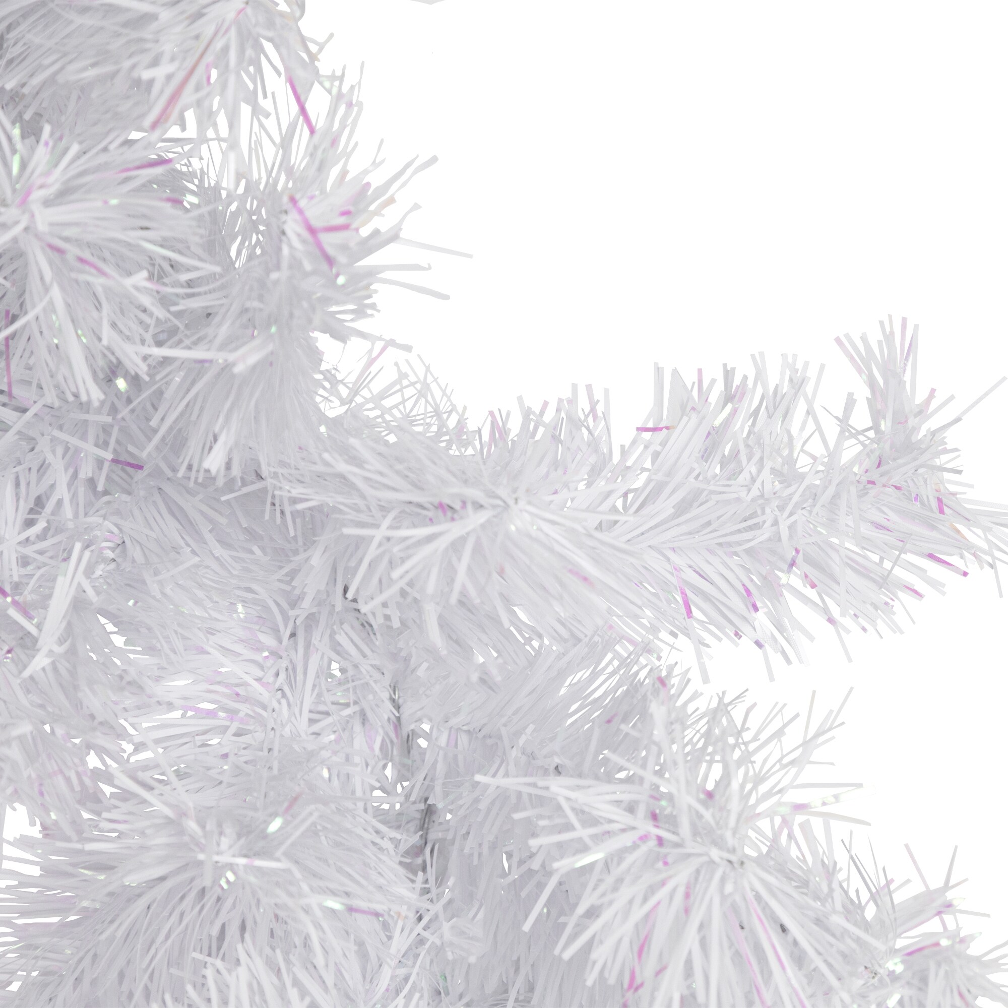 Northlight 50' x 4 White Iridescent Artificial Christmas Garland - Unlit