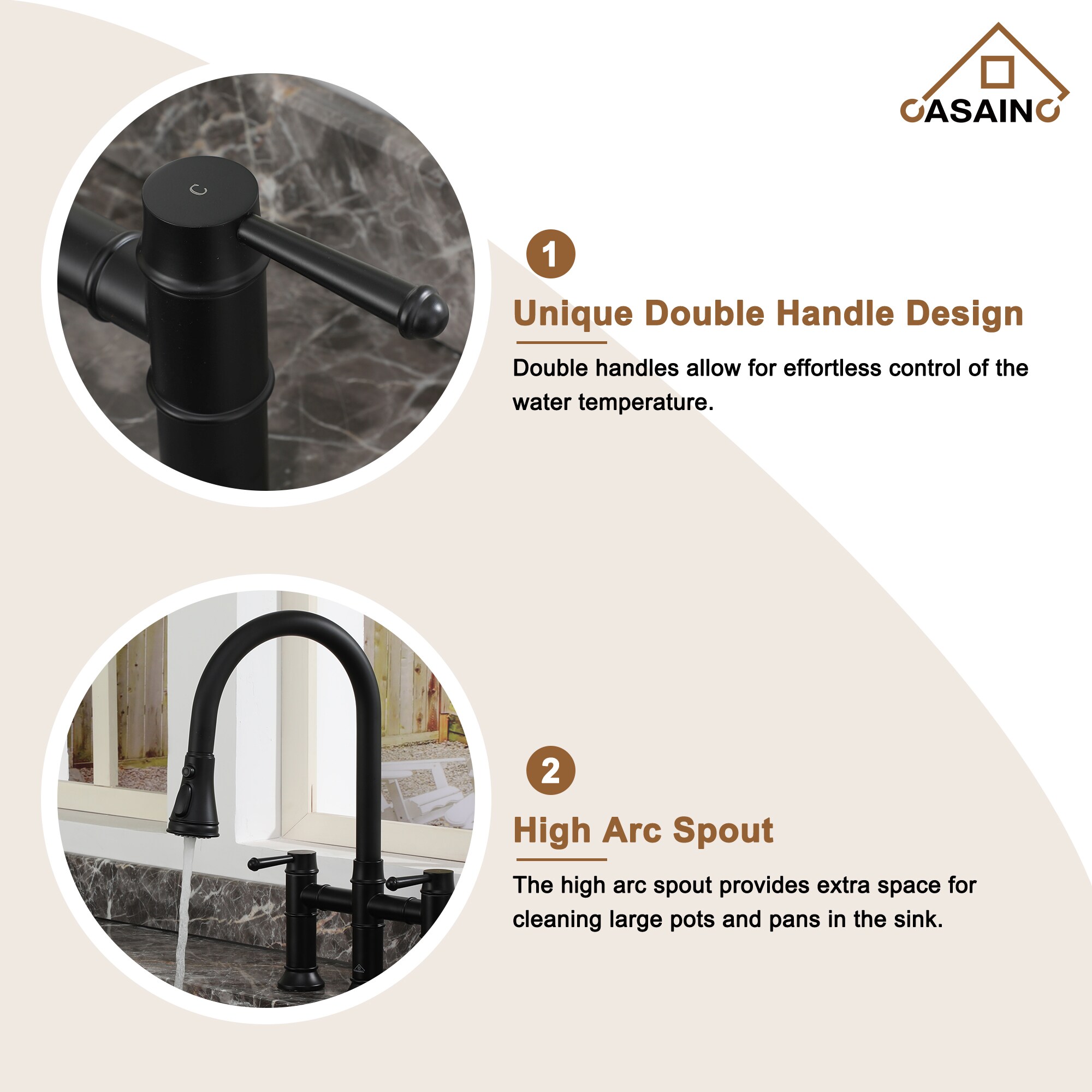 CASAINC CA-WH1050 Kitchen-Faucets - View #9