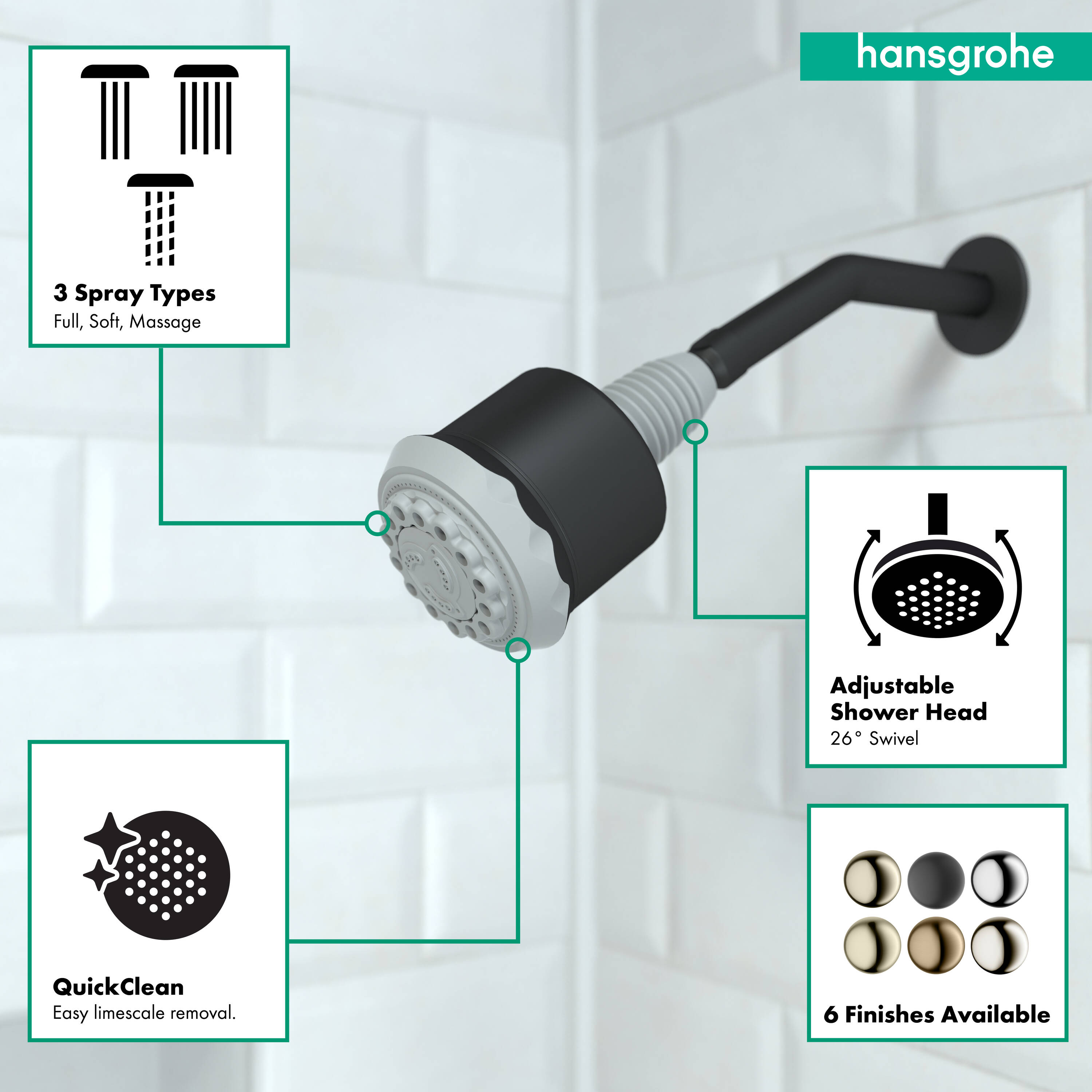 Hansgrohe 28496671 Tub-Shower-Faucets - View #3