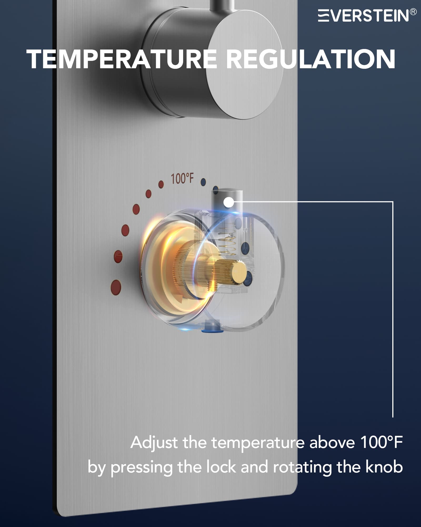 EVERSTEIN SFS-1034-NK12 Tub-Shower-Faucets - View #10