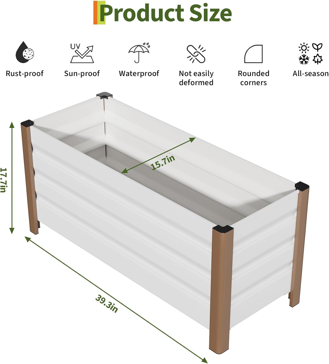 IdealHouse JOEY-YH6HE21B Raised-Planter-Boxes - View #3