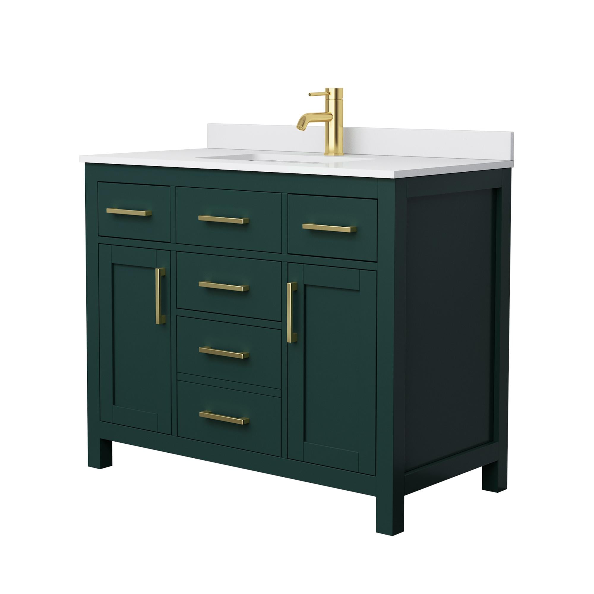 Wyndham Collection WCG242442SGDWCUNSMXX Bath-Vanity-Combo - View #2
