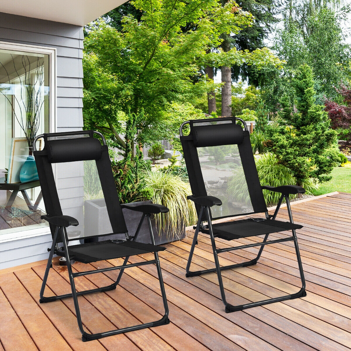 Forclover HBV-270BK-2 Patio-Chairs - View #2