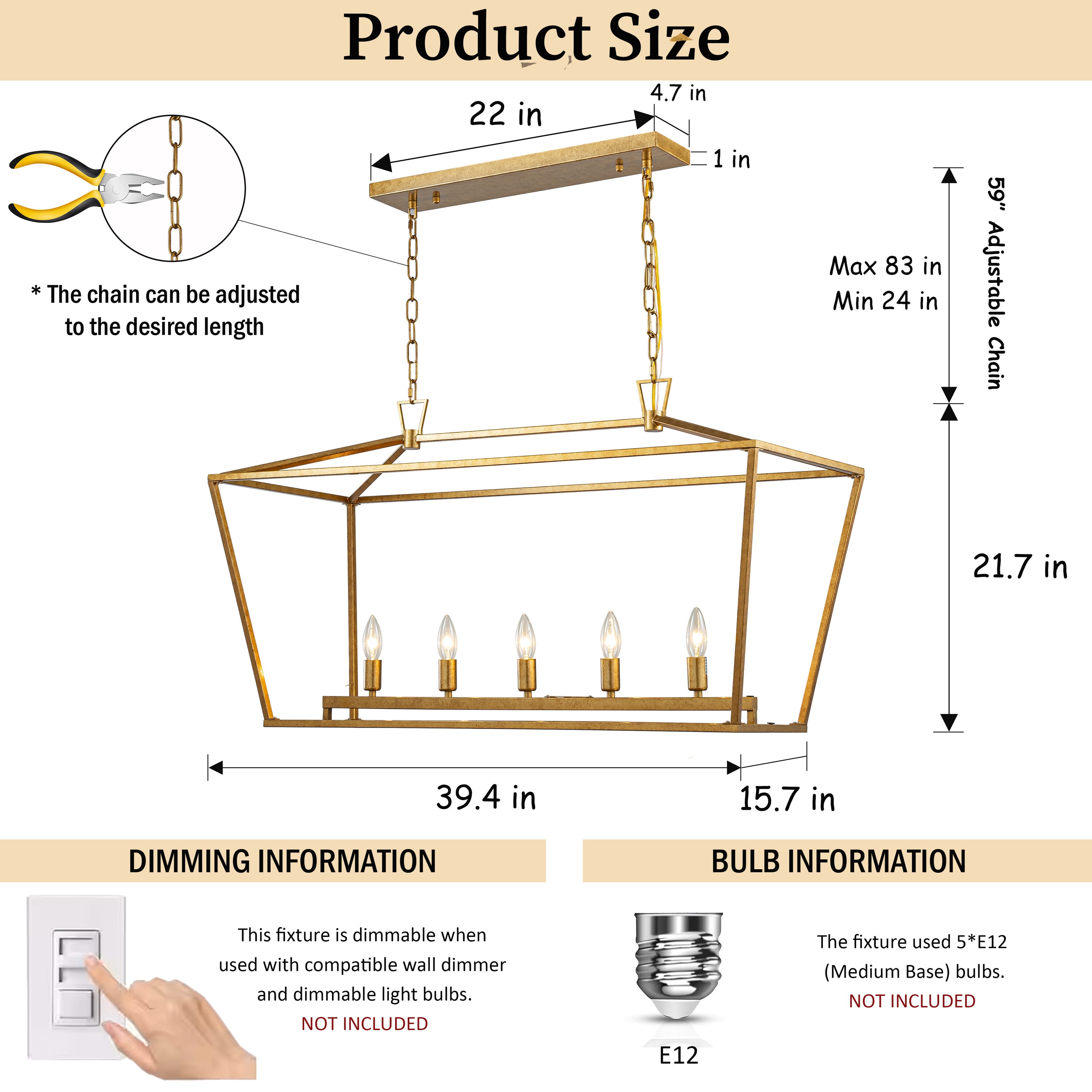 AloaDecor Lighting L7192D100AGL01A b090015 - View #3