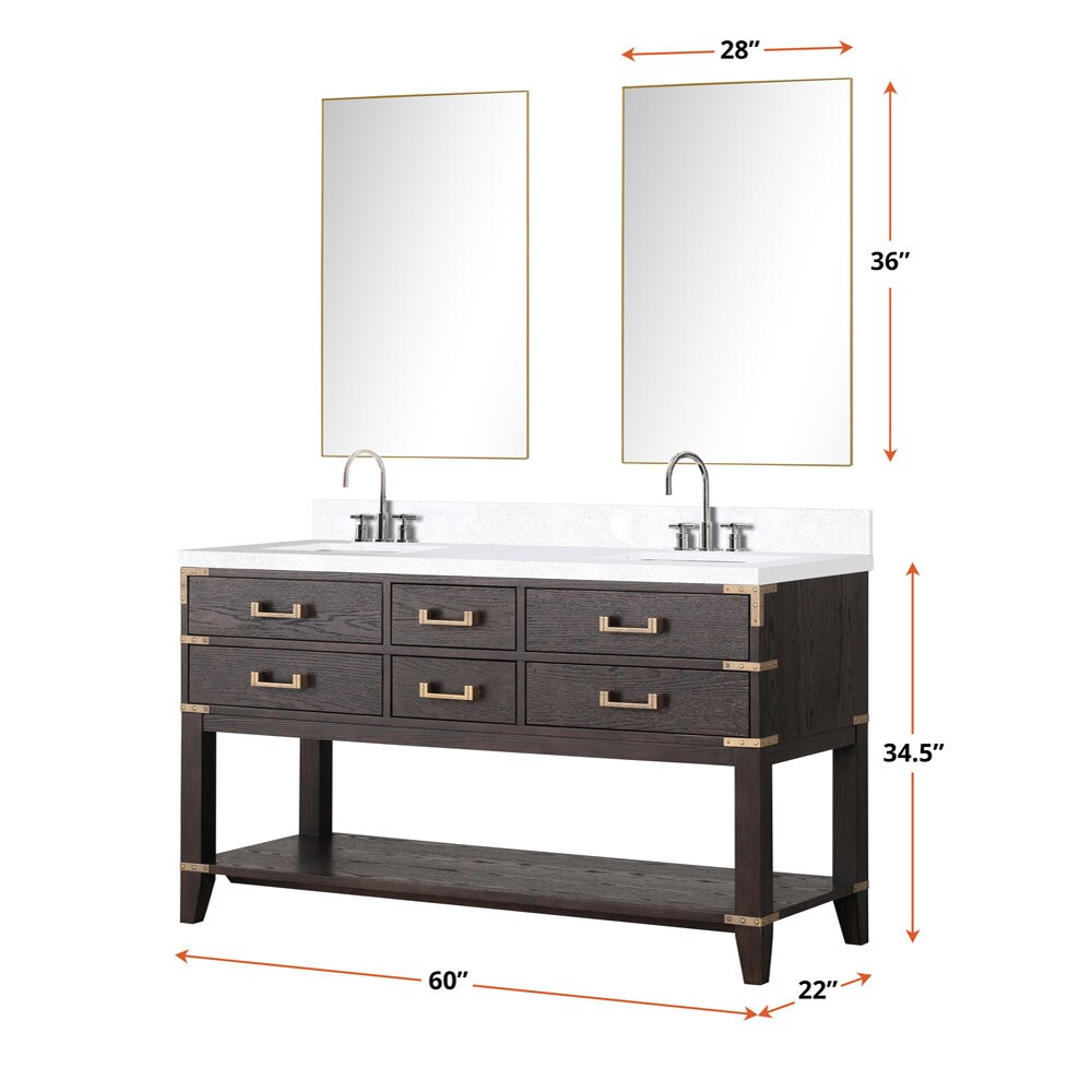 Lexora LVGR60DK201 Bath-Vanity-Combo - View #7