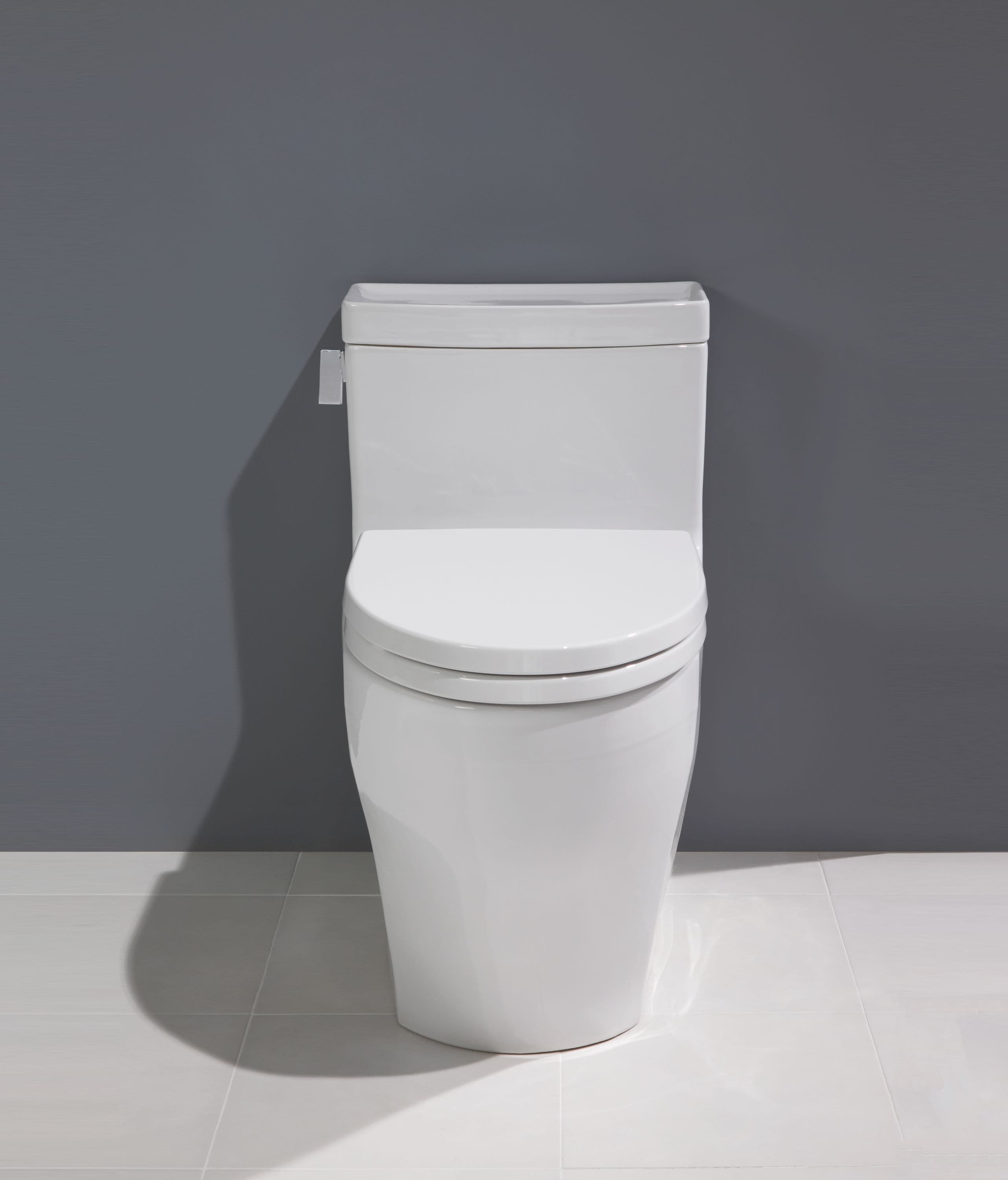 Malibu Home Malibu II Compact Elongated Seat Two Piece Rimless Toilet