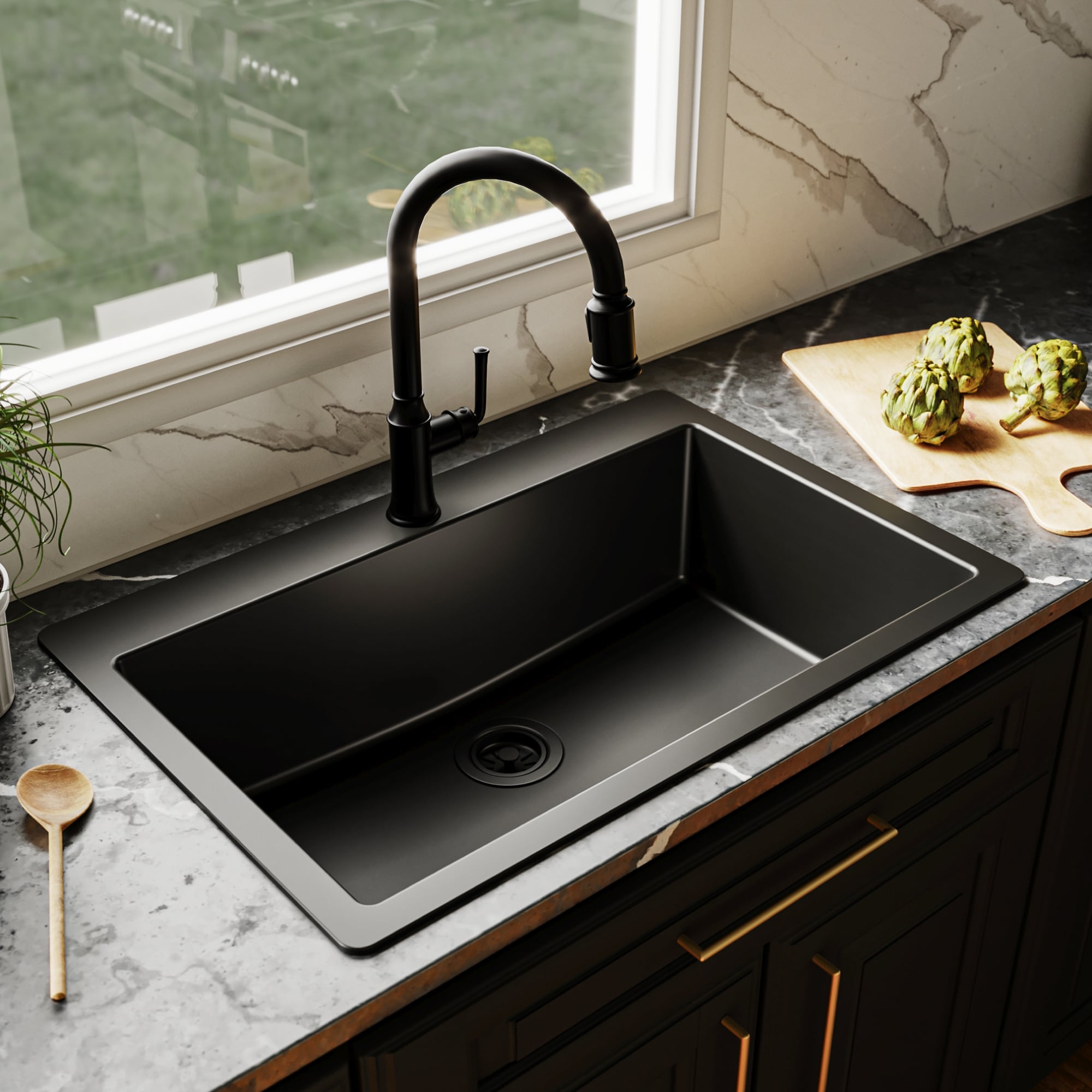 allen + roth GT1012BLK Kitchen-Sinks - View #3