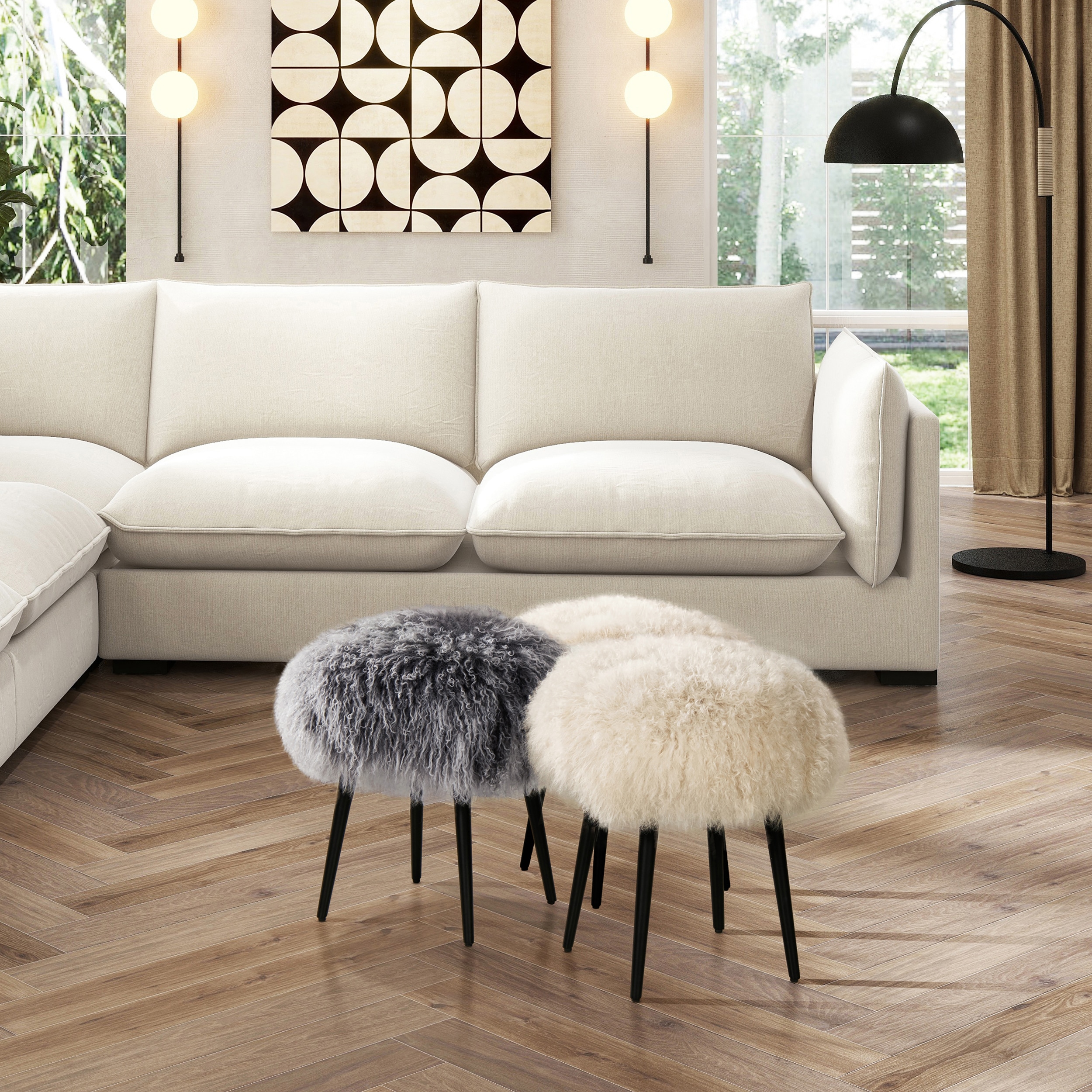 Jennifer Taylor Home LMSG-84561 Indoor-Ottomans - View #4