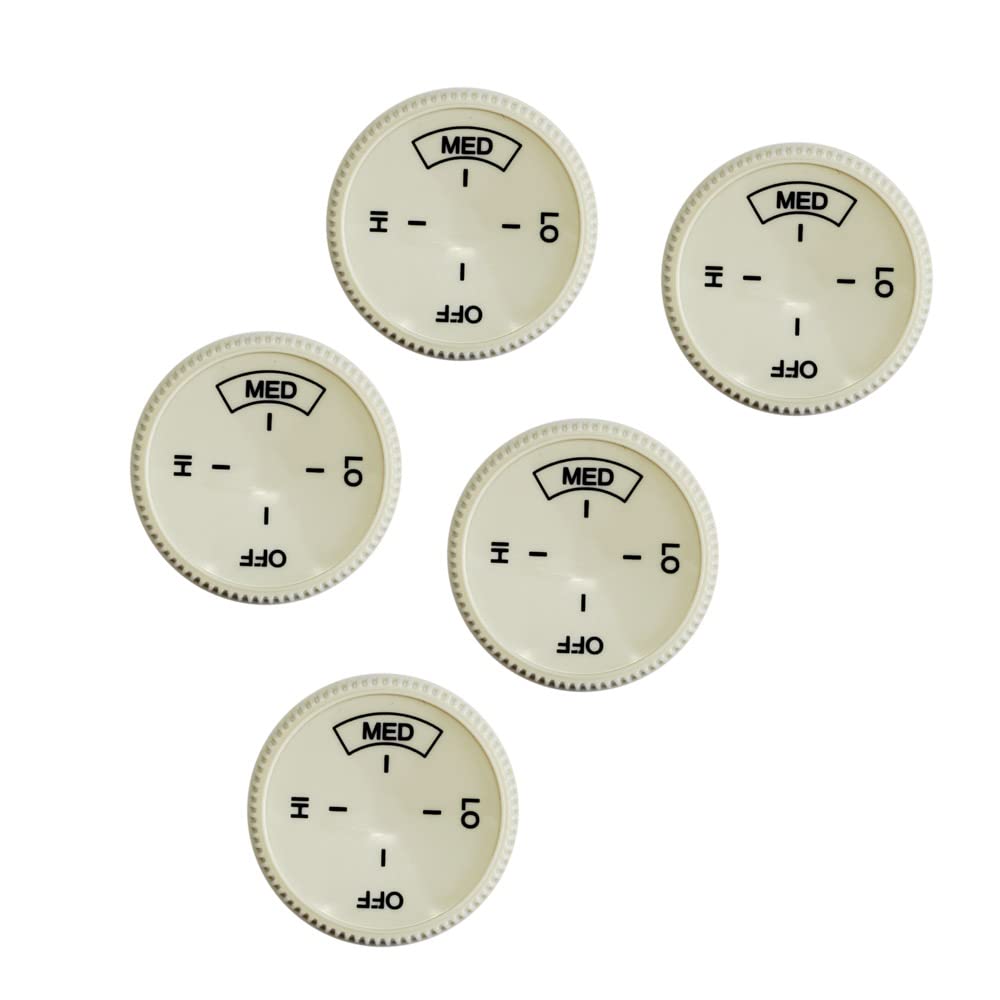 AKSCYZM  5PCS Baseboard Heater Thermostat Temperature Control Dial Knob Replacement for Engineered Products 1800 1900 2500 2600 Series and TA