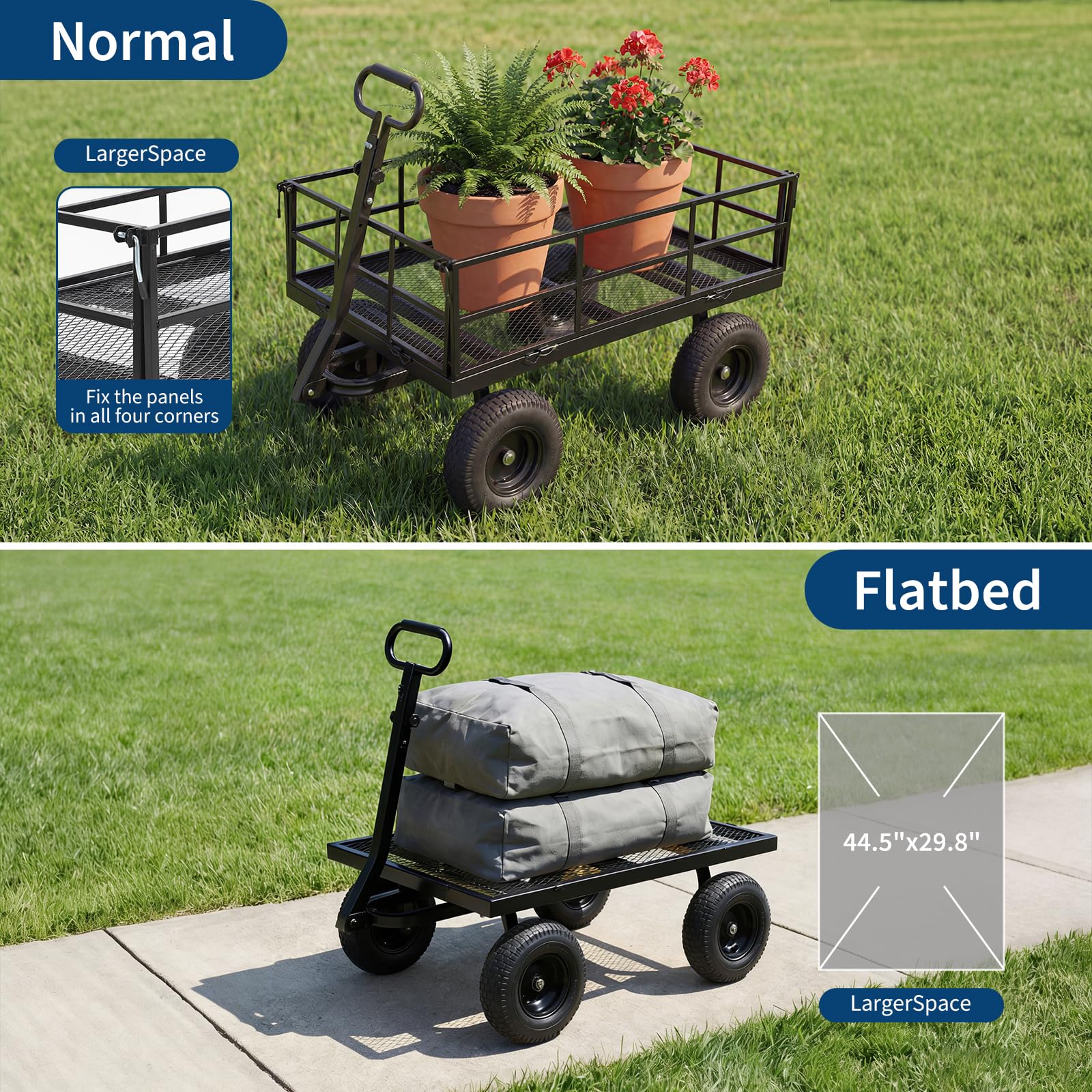 GarveeLife 5MF-IBTB6HEFASU Yard-Carts - View #3