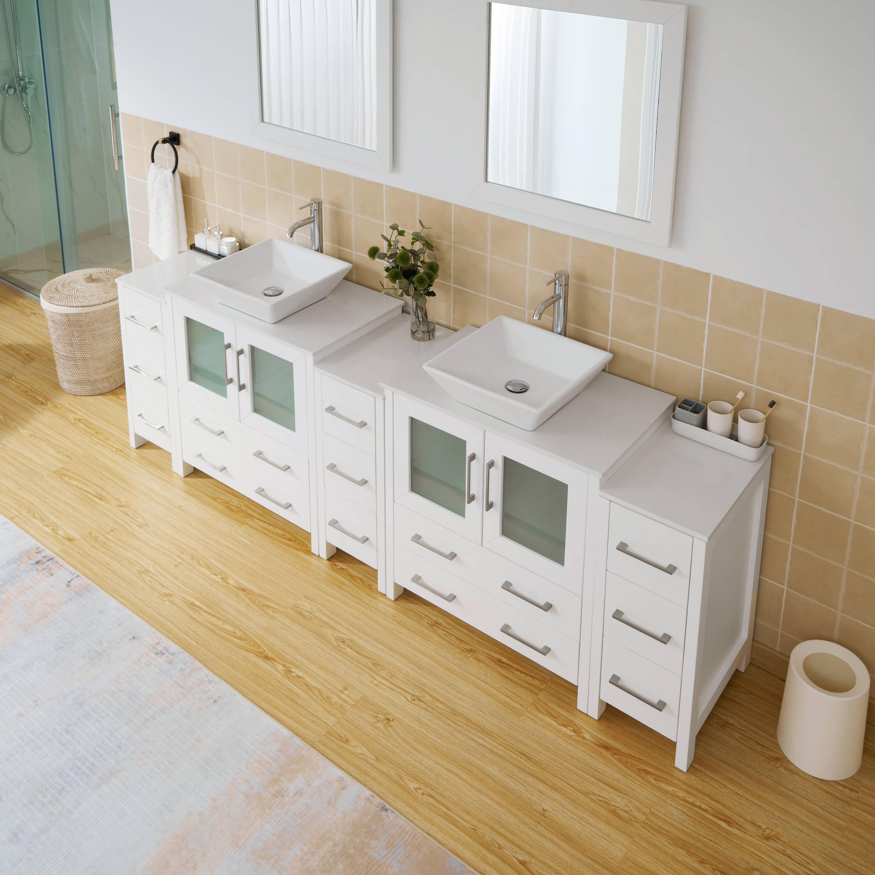 Vanity Art VA3130-96W Bath-Vanity-Combo - View #9