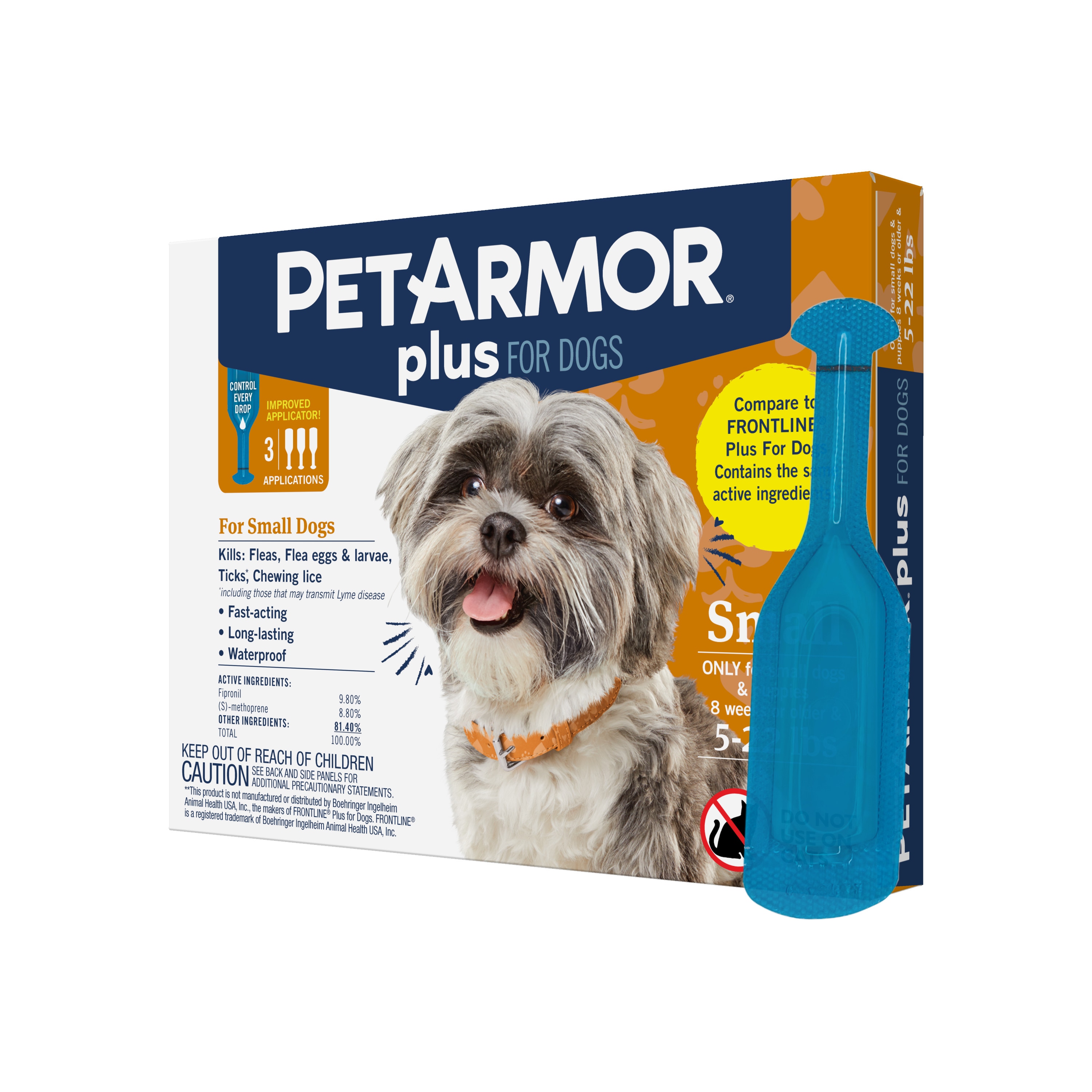 PetArmor Liquid Flea And Tick Treatment (Pet Size: Small) In The Pet ...